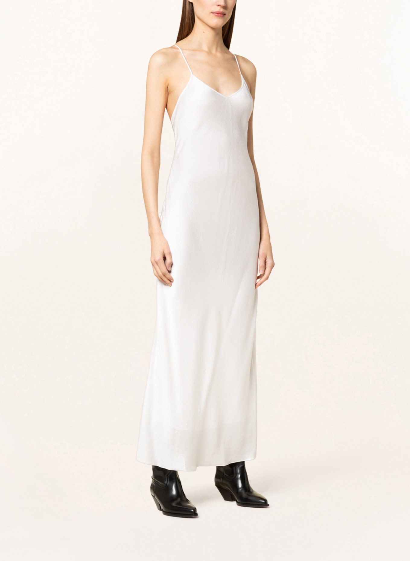 GOLDEN GOOSE Evening dress, Color: WHITE (Image 2)