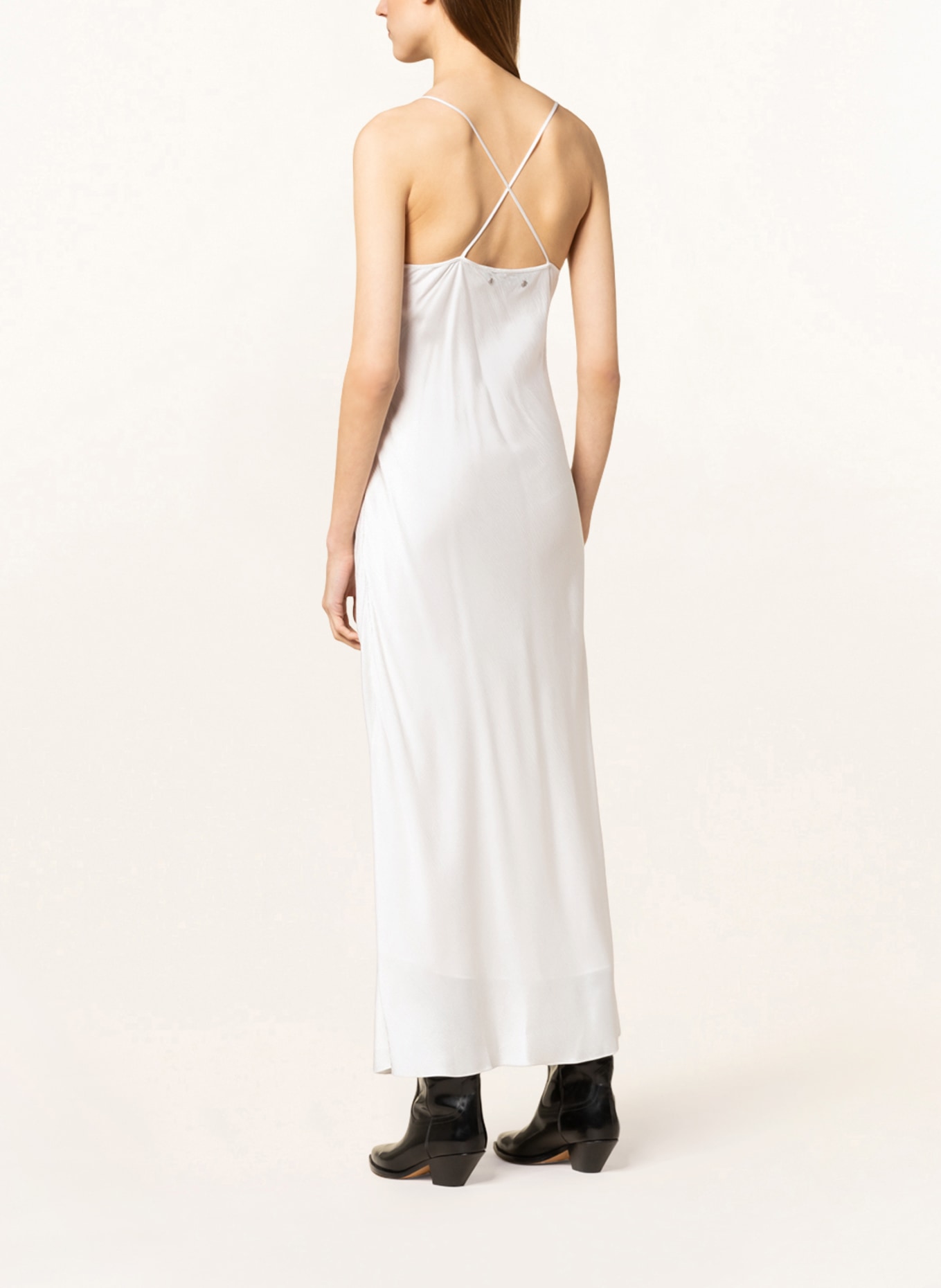 GOLDEN GOOSE Evening dress, Color: WHITE (Image 3)