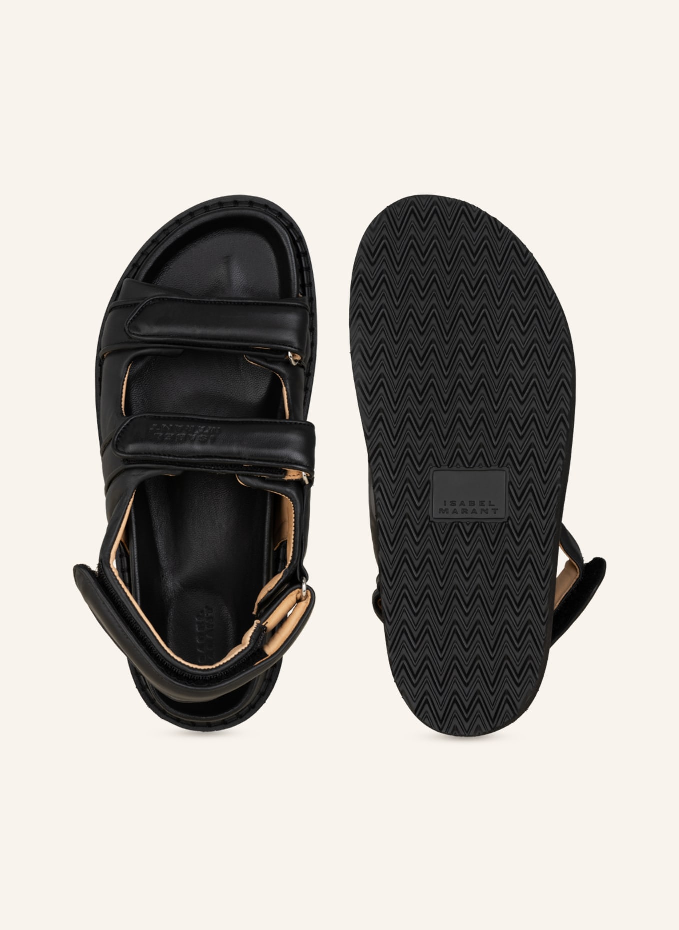 ISABEL MARANT Platform sandals MADEE, Color: BLACK (Image 5)