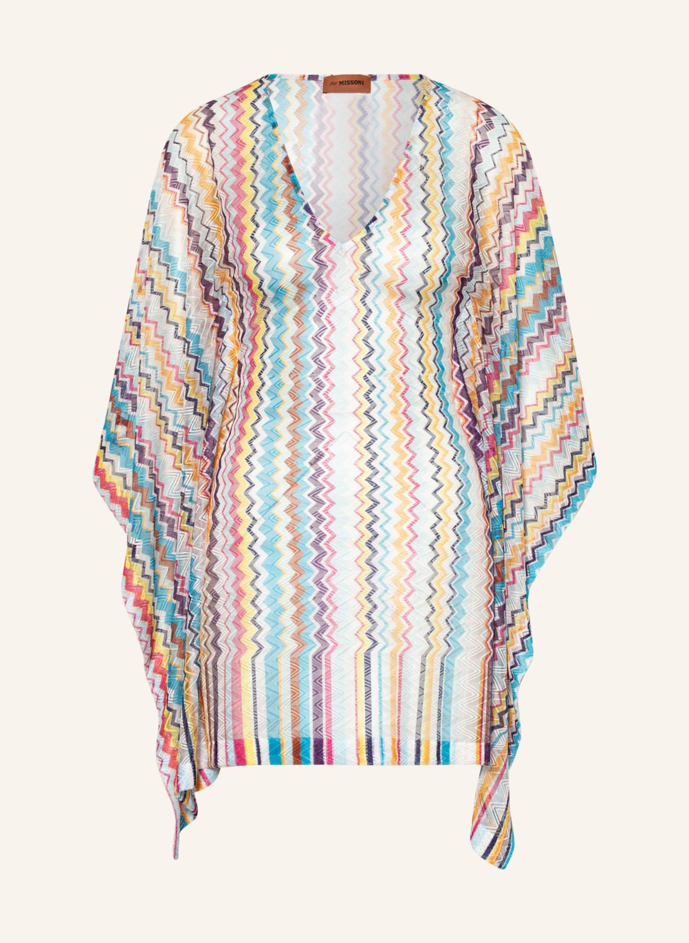 MISSONI Knit top, Color: WHITE/ LIGHT BLUE/ TURQUOISE (Image 1)