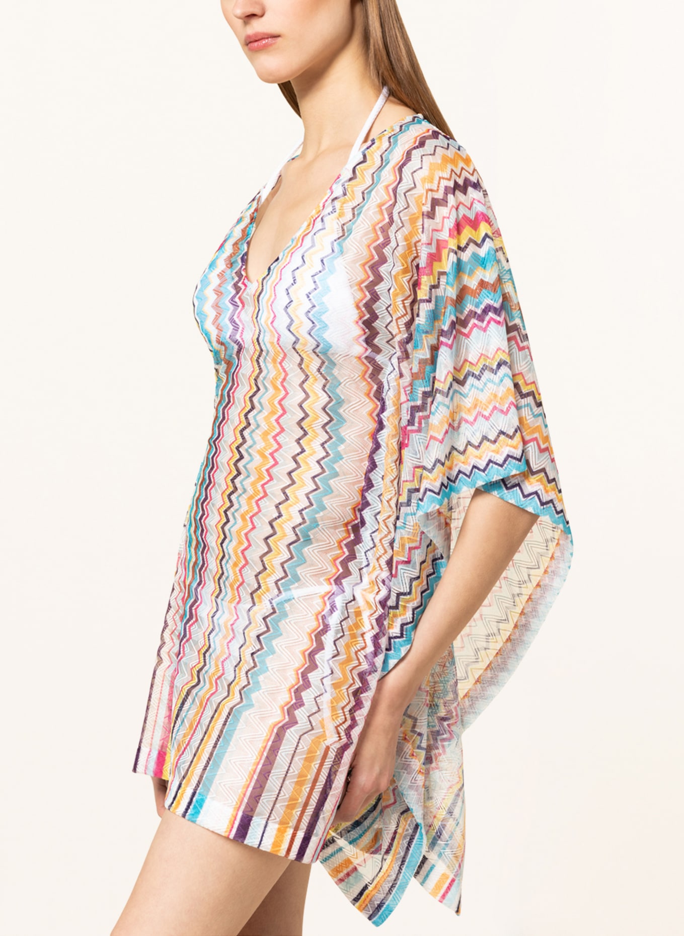 MISSONI Knit top, Color: WHITE/ LIGHT BLUE/ TURQUOISE (Image 4)