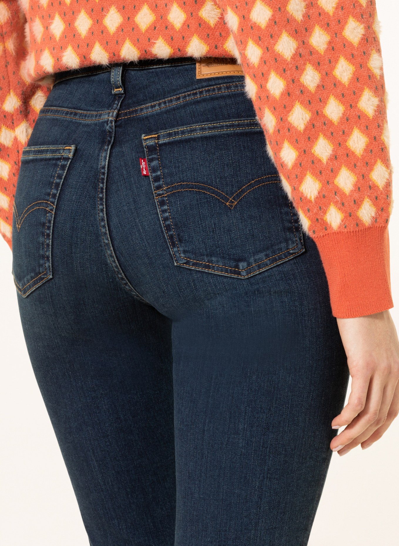 Levi's® Skinny jeans 721 HIGH RISE SKINNY, Color: 93 Dark Indigo - Worn In (Image 5)