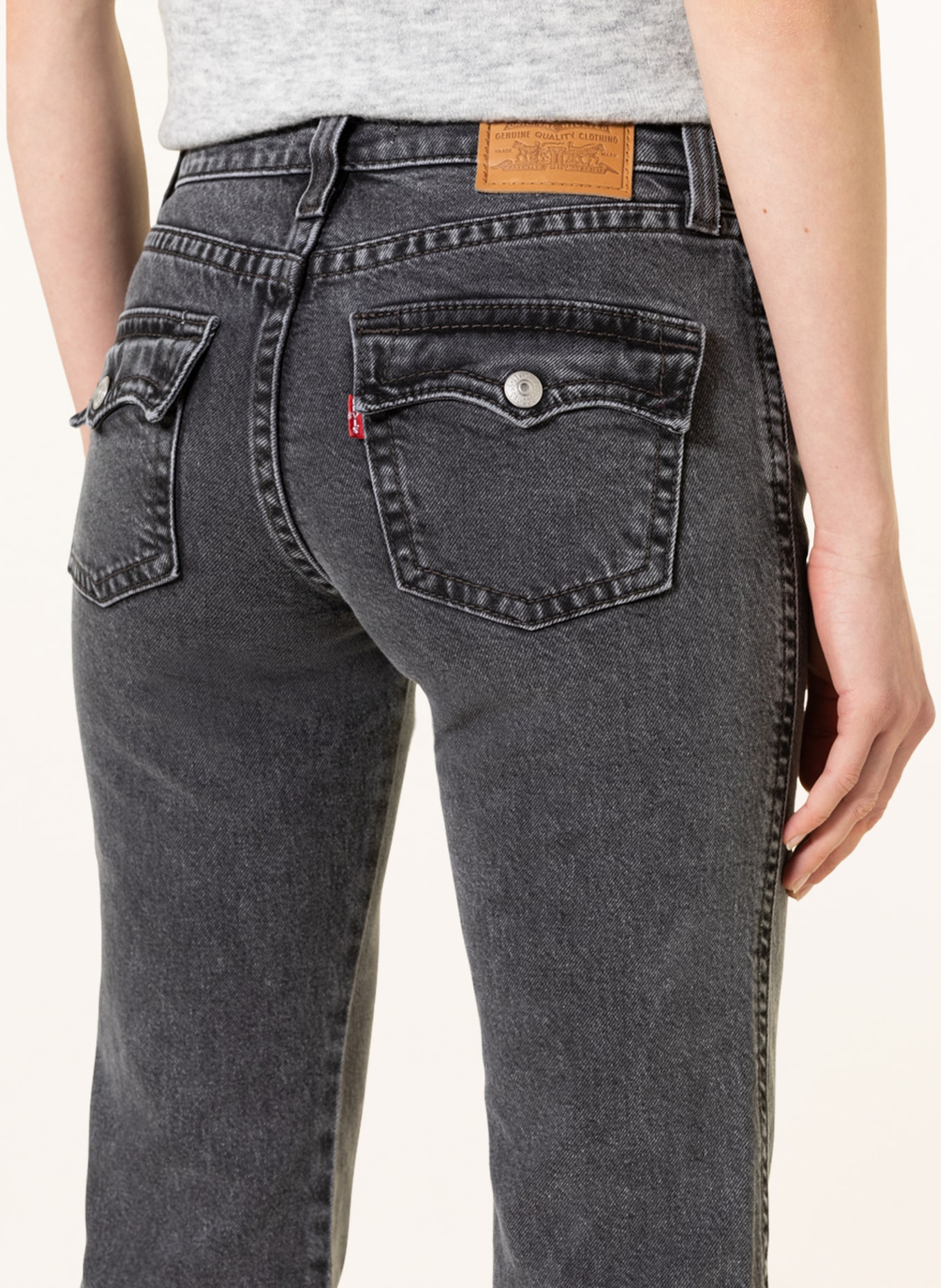 Levi's® Bootcut Jeans NOUGHTIES BOOTCUT, Farbe: DUNKELGRAU (Bild 5)