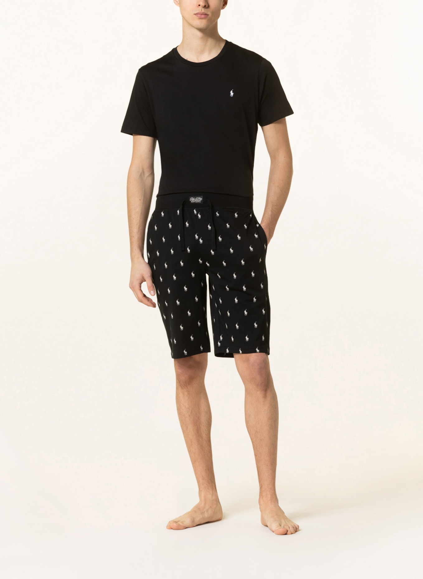 POLO RALPH LAUREN Lounge-Shorts, Farbe: SCHWARZ (Bild 2)