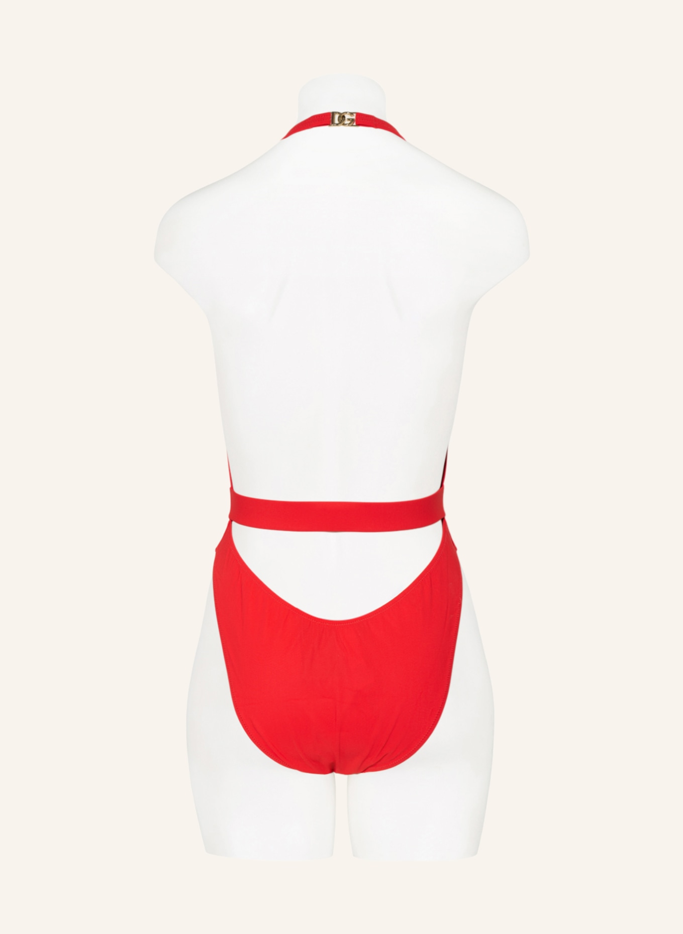 DOLCE & GABBANA Halter neck swimsuit , Color: RED (Image 5)
