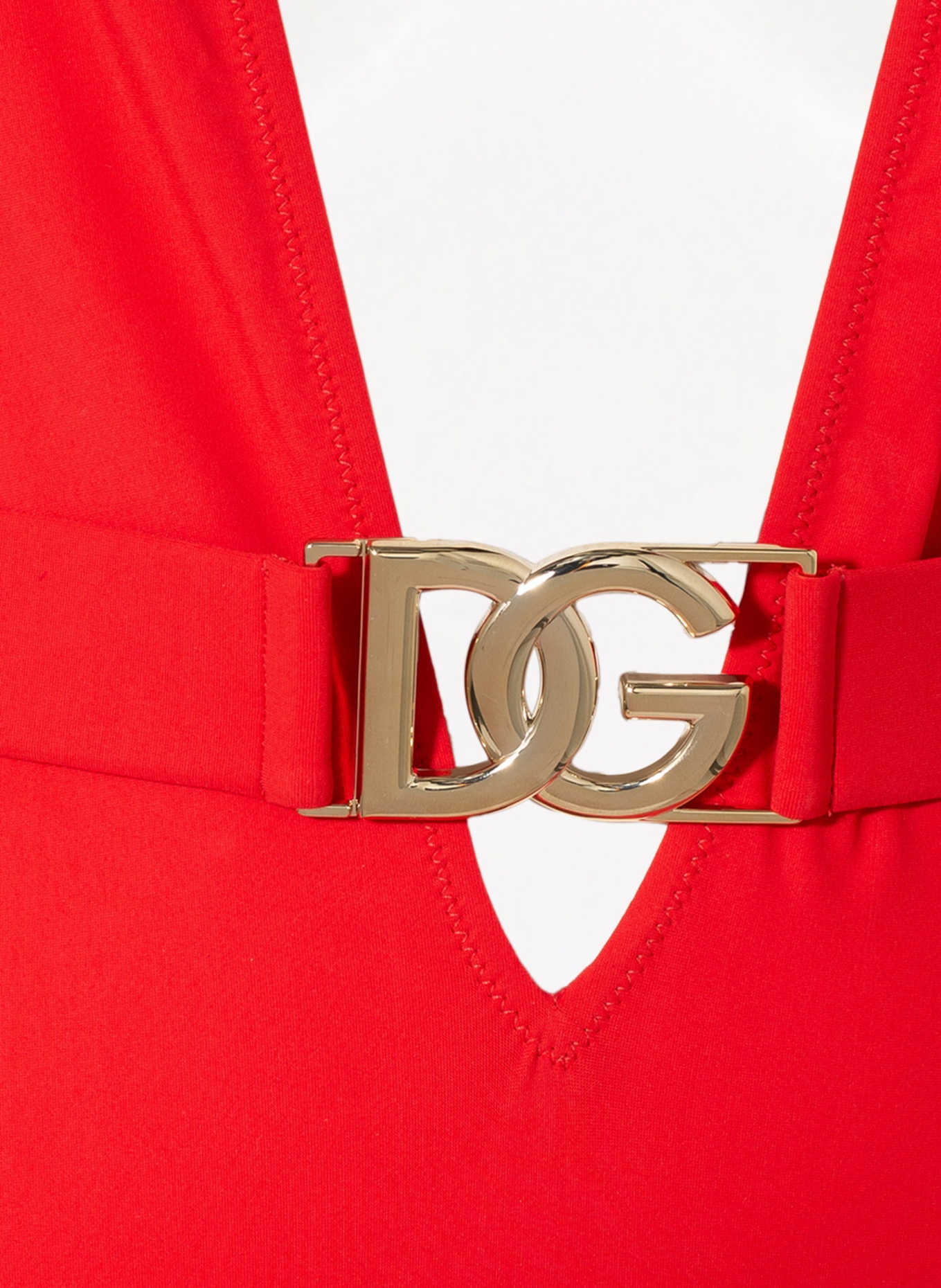 DOLCE & GABBANA Halter neck swimsuit , Color: RED (Image 6)