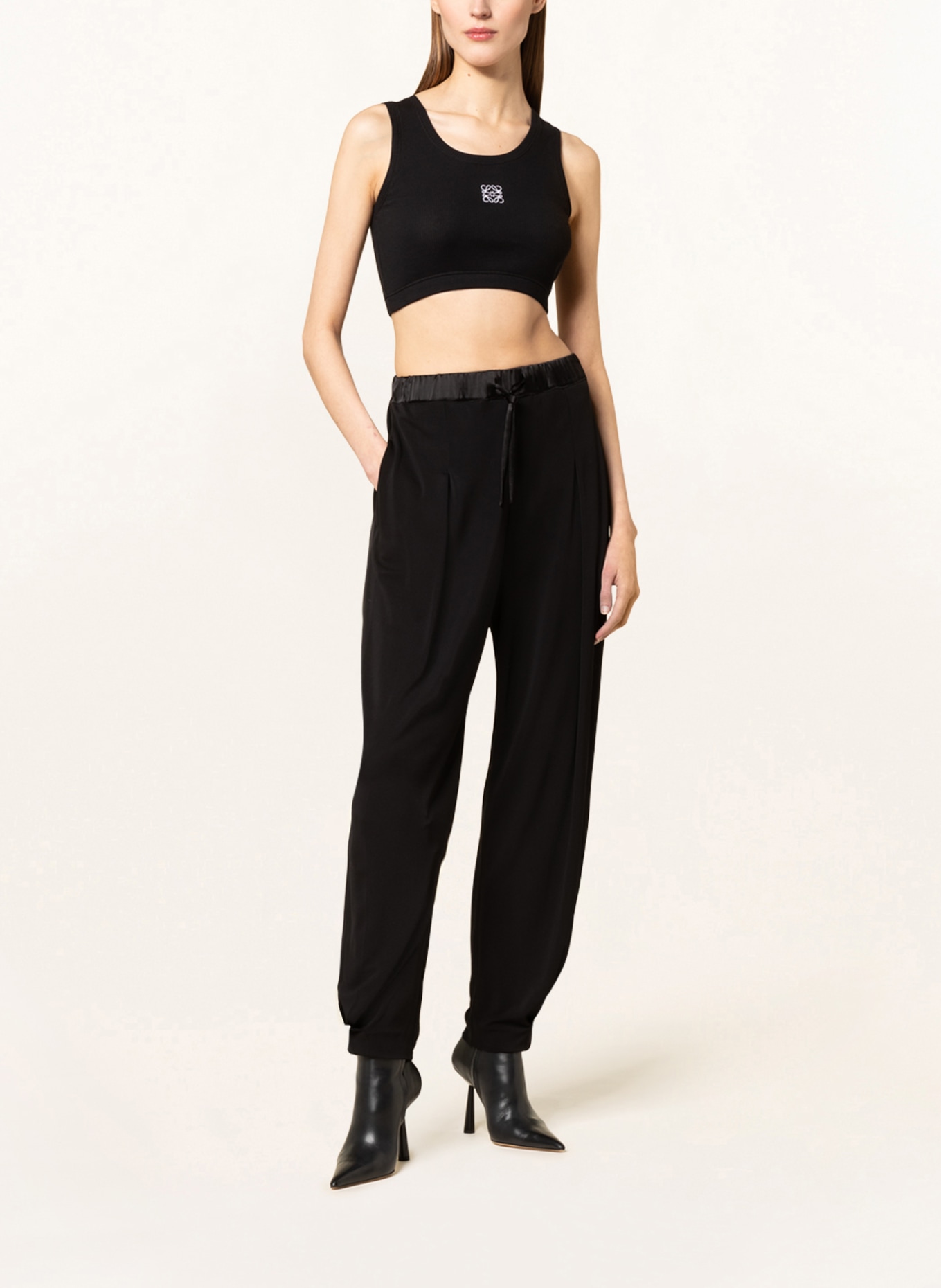 LOEWE Pants in jogger style, Color: BLACK (Image 2)