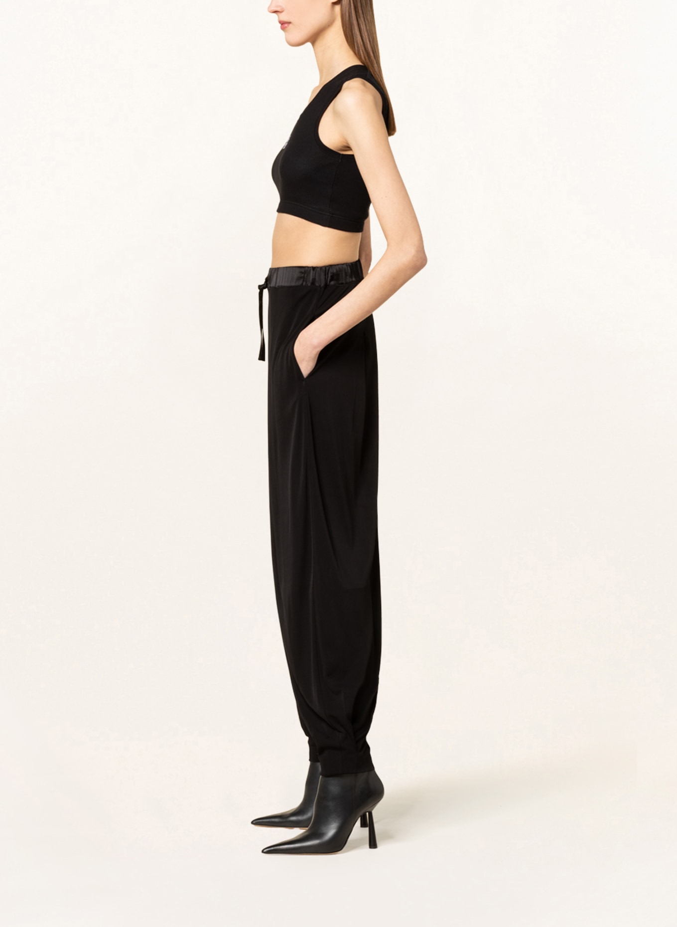 LOEWE Pants in jogger style, Color: BLACK (Image 4)