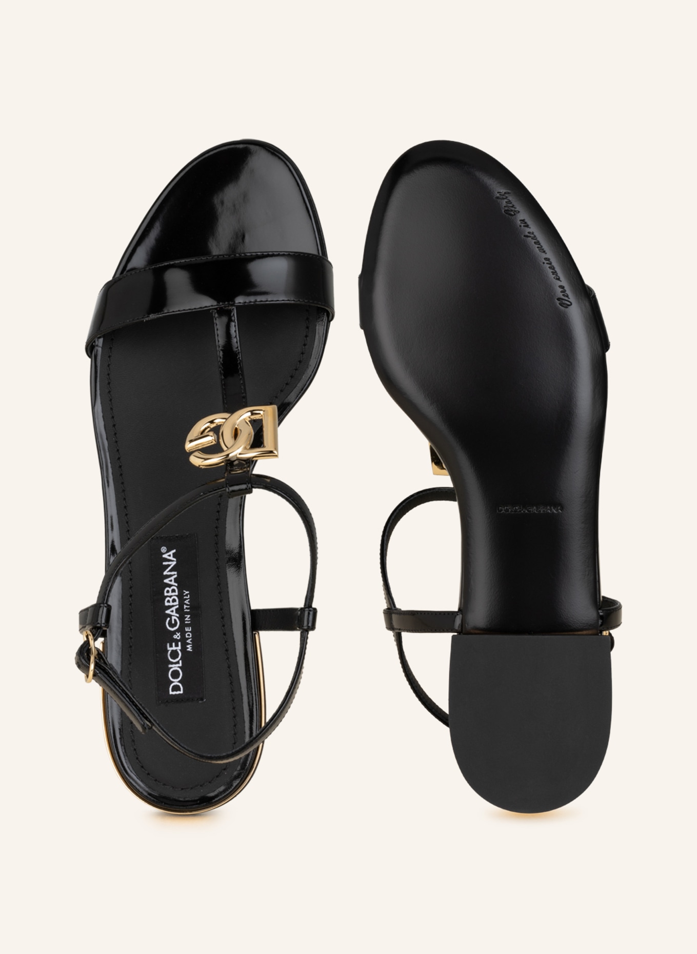 Dolce & Gabbana D&g Rubber Slide Sandals - Blue,white | Editorialist