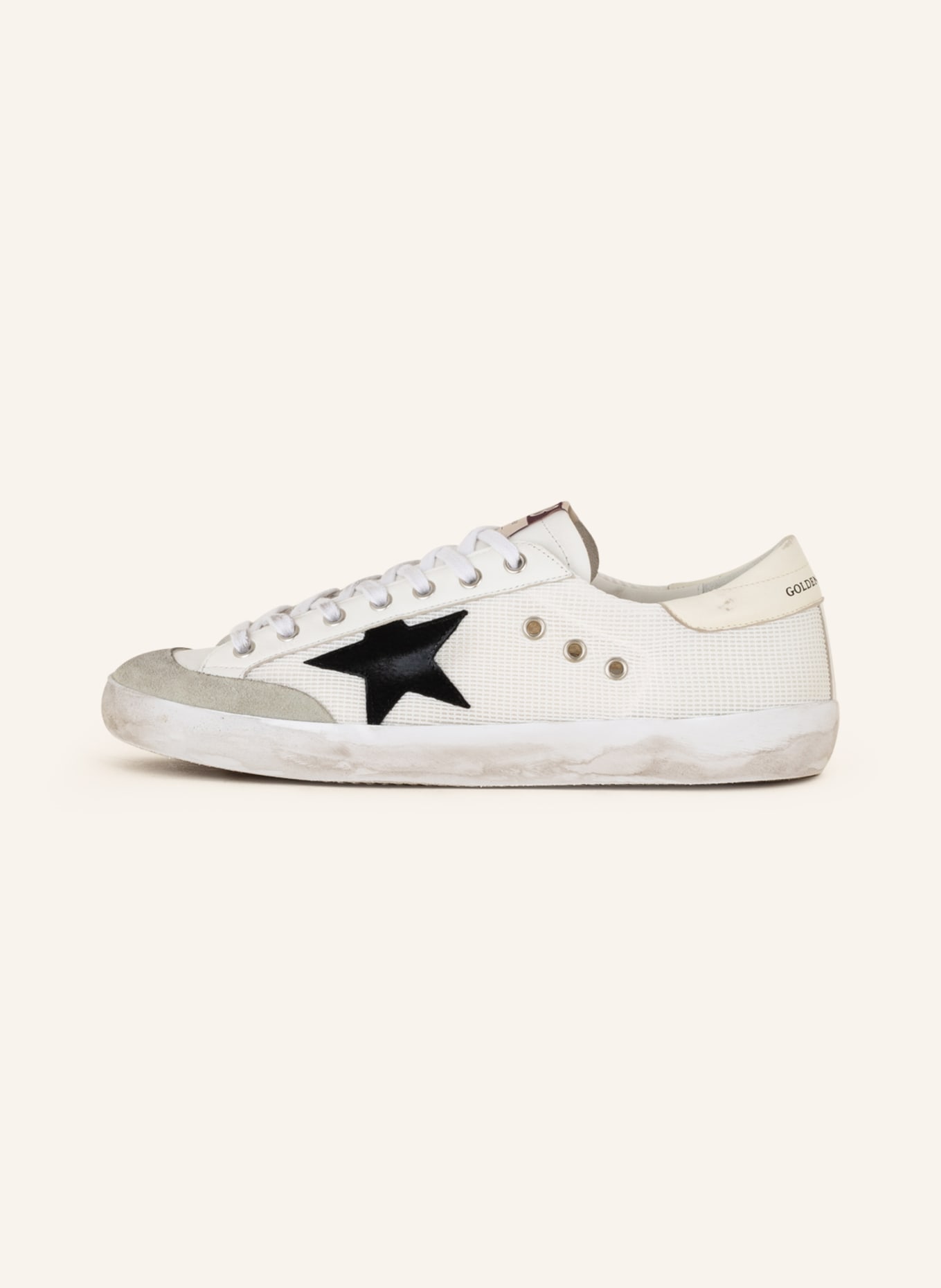 GOLDEN GOOSE Sneakers SUPER-STAR, Color: WHITE/ BLACK/ ECRU (Image 4)