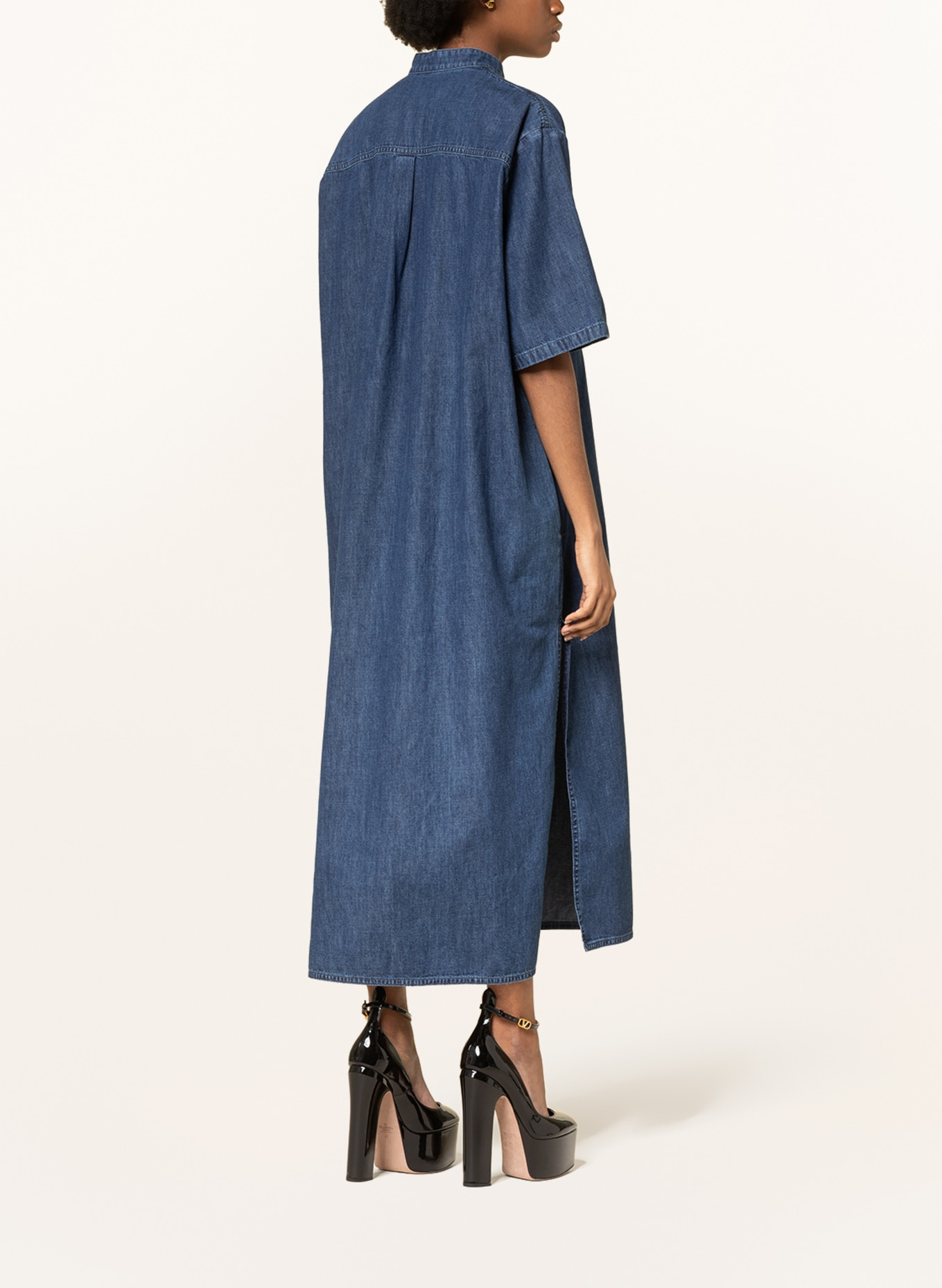 VALENTINO Kleid in Jeansoptik, Farbe: 558 MEDIUM BLUE DENIM (Bild 3)