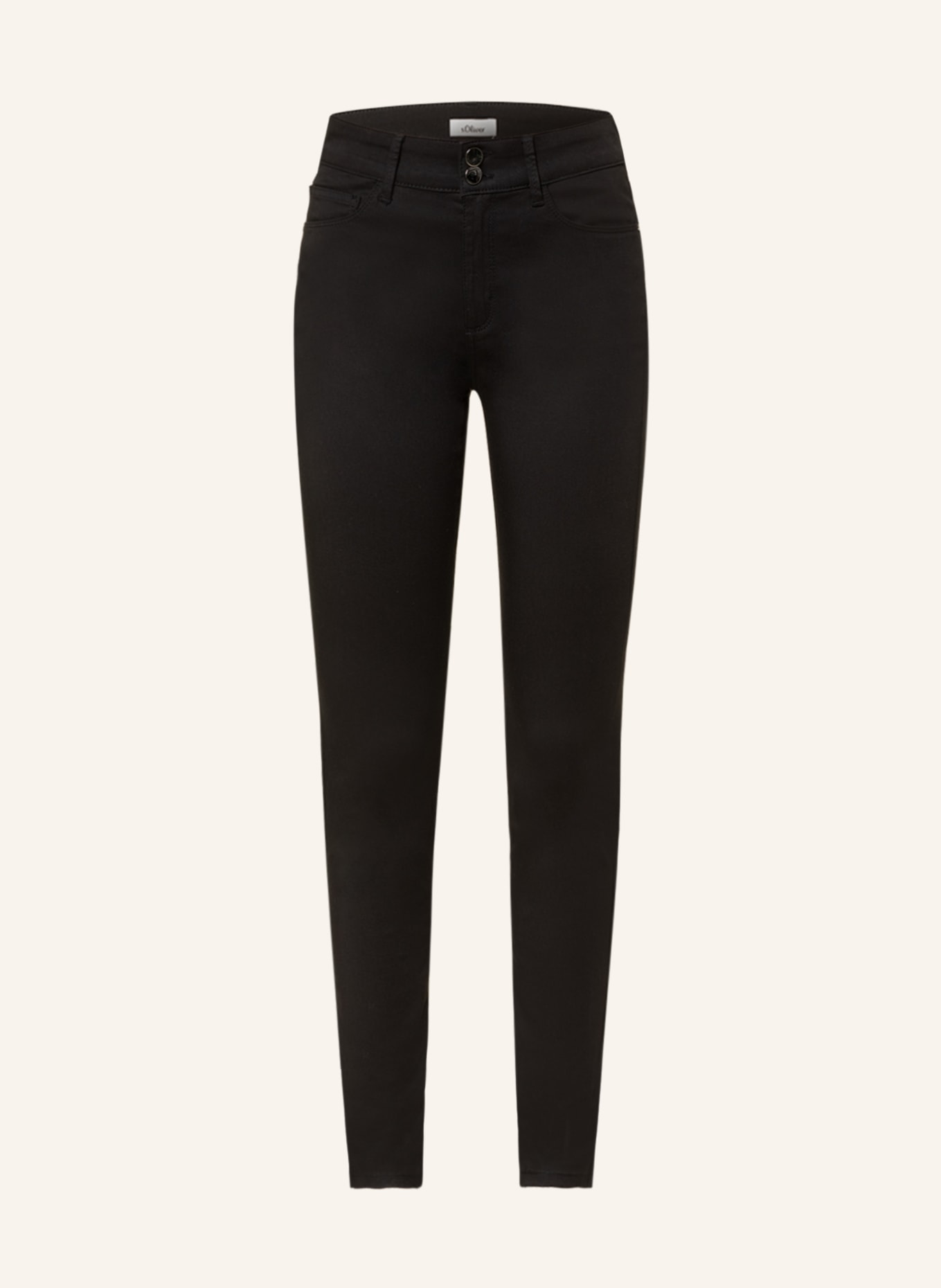 s.Oliver BLACK LABEL Skinny Jeans IZABELL, Farbe: 9999 GREY/BLACK(Bild null)