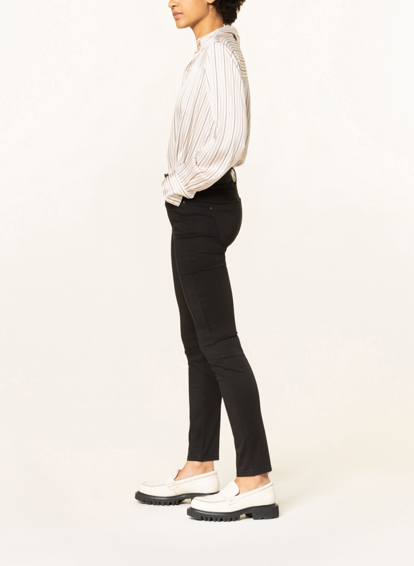 s.Oliver BLACK LABEL Skinny Jeans IZABELL, Farbe: 9999 GREY/BLACK (Bild 4)