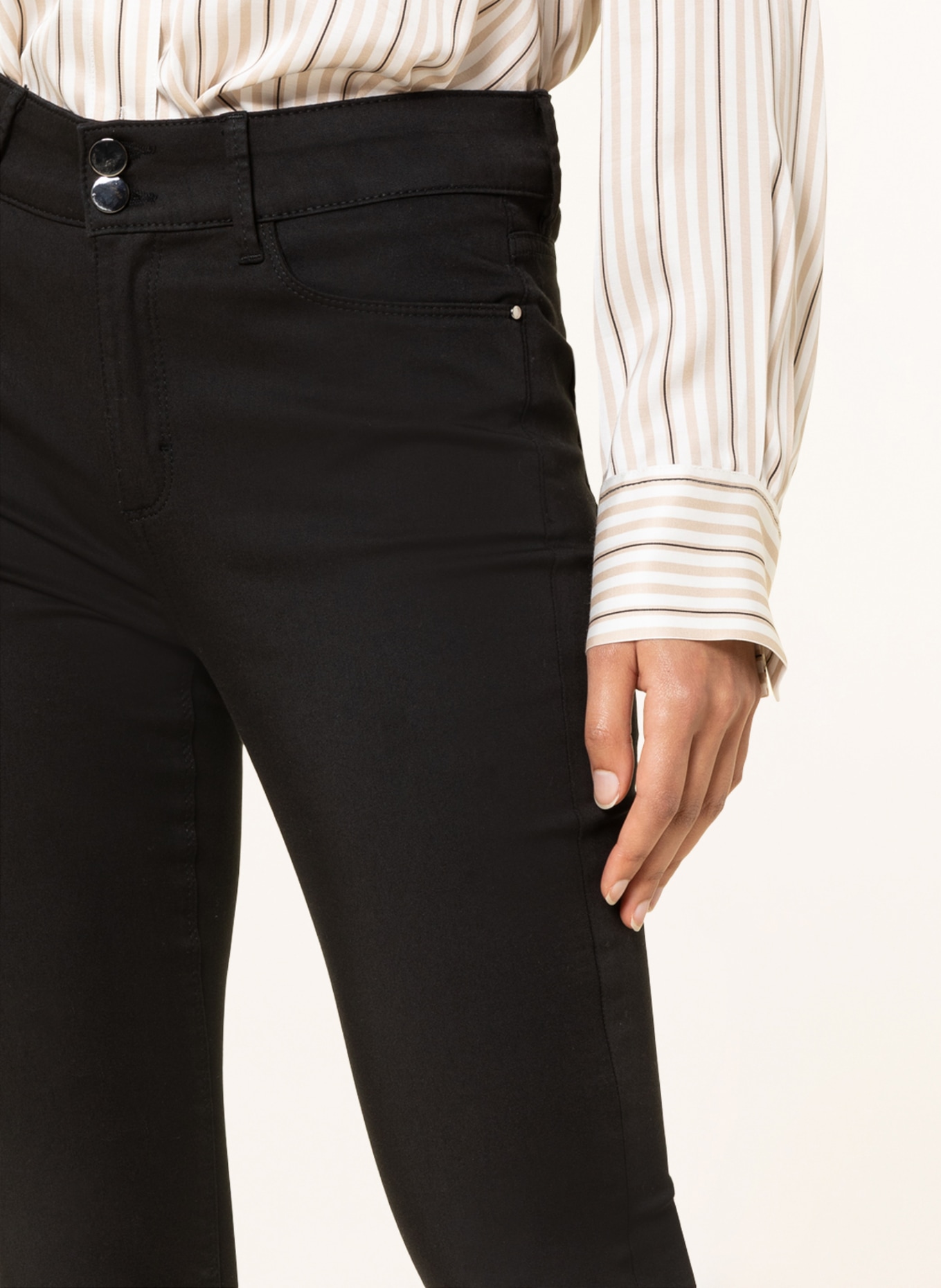 s.Oliver BLACK LABEL Skinny Jeans IZABELL, Farbe: 9999 GREY/BLACK (Bild 5)