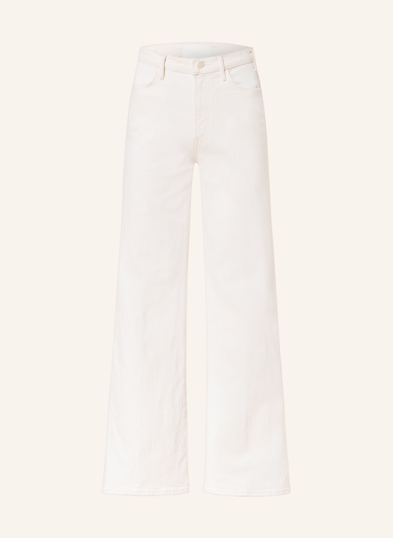 MOTHER Flared jeans HUSTLER ROLLER, Color: ECRU (Image 1)