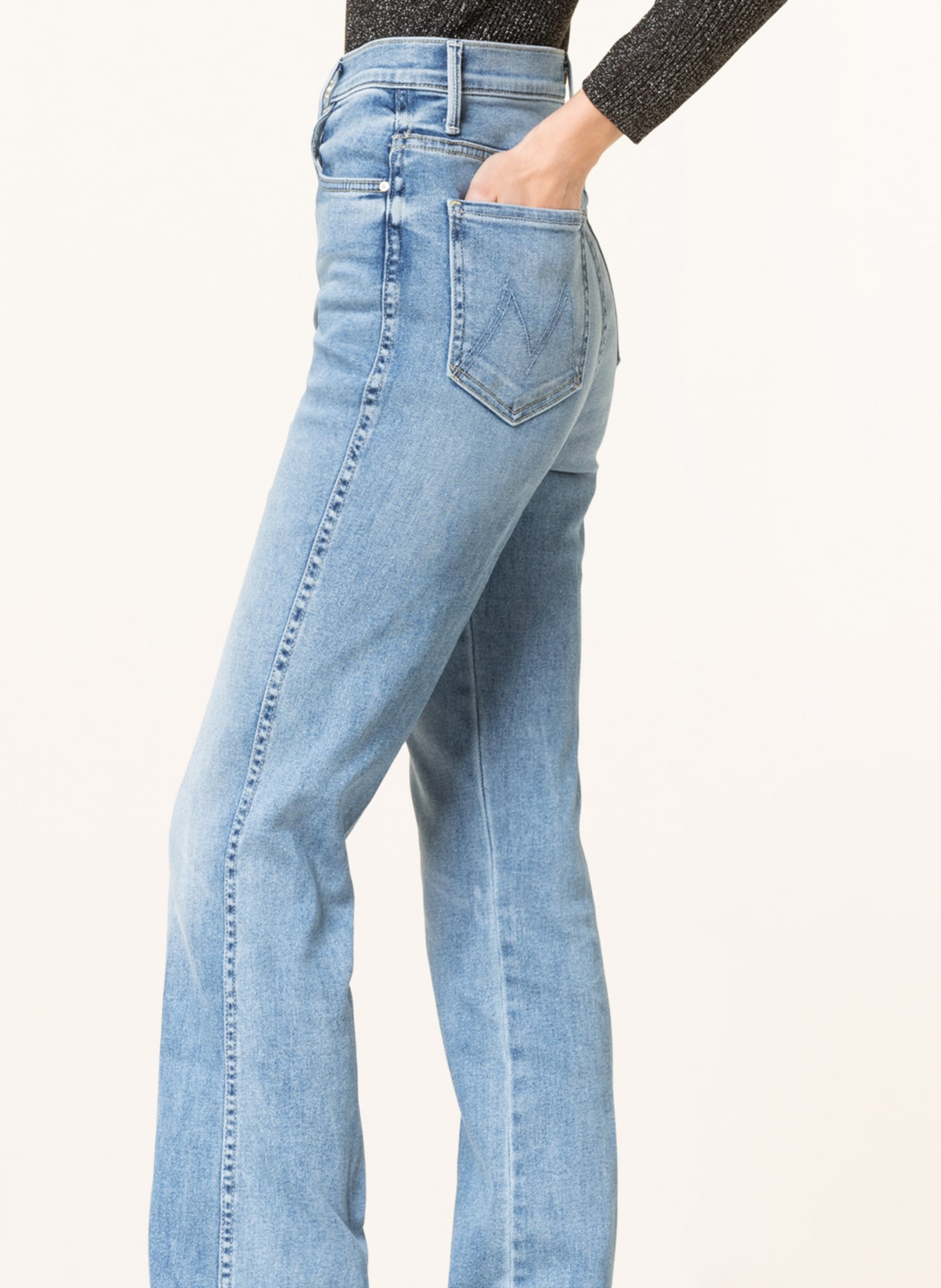 MOTHER Bootcut jeans SMOKIN' DOUBLE HEEL, Color: CTL hellblau denim (Image 5)