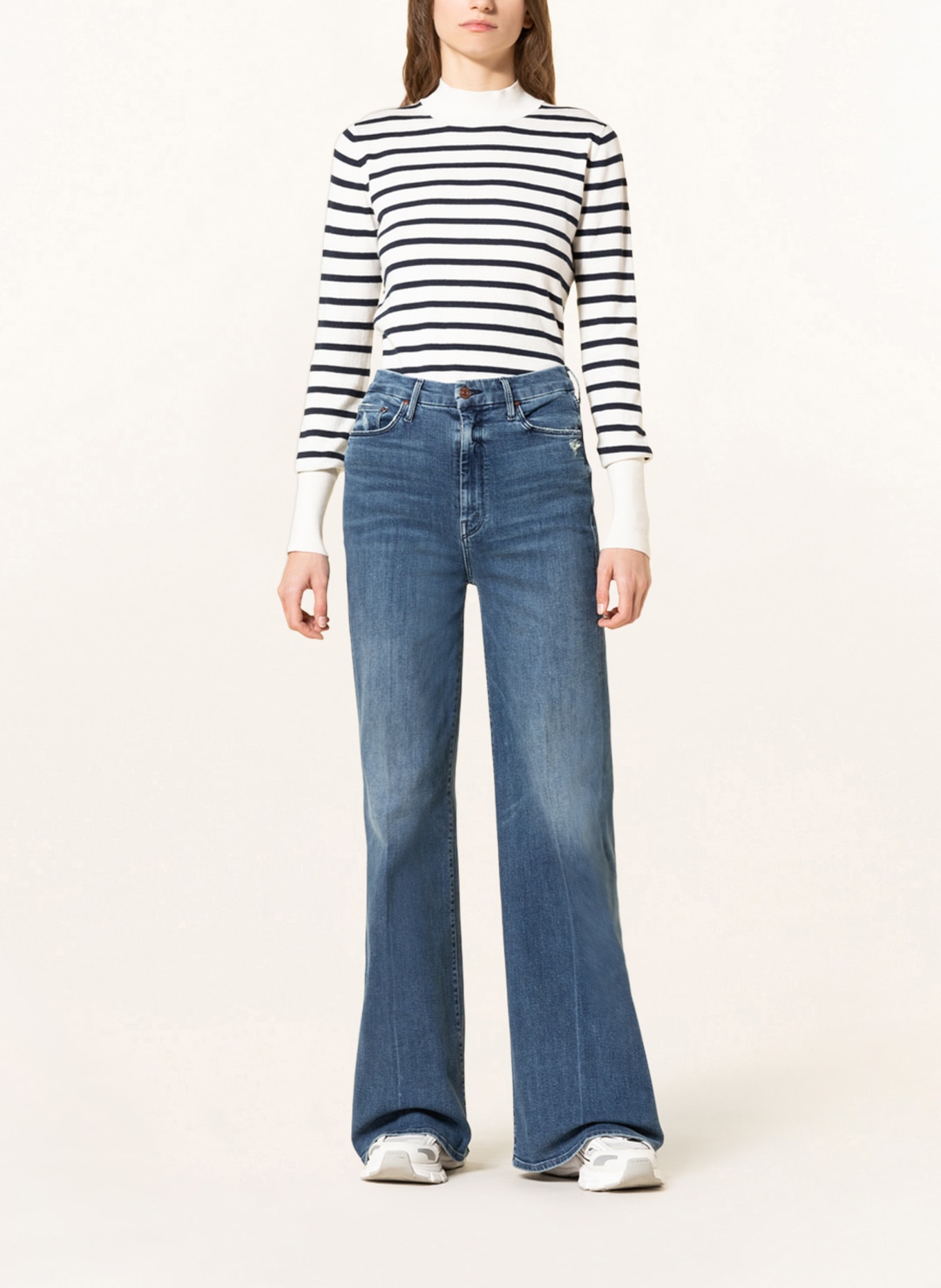 MOTHER Flared jeans HIGHWAISTED ROLLER, Color: OFE dublau denim (Image 2)