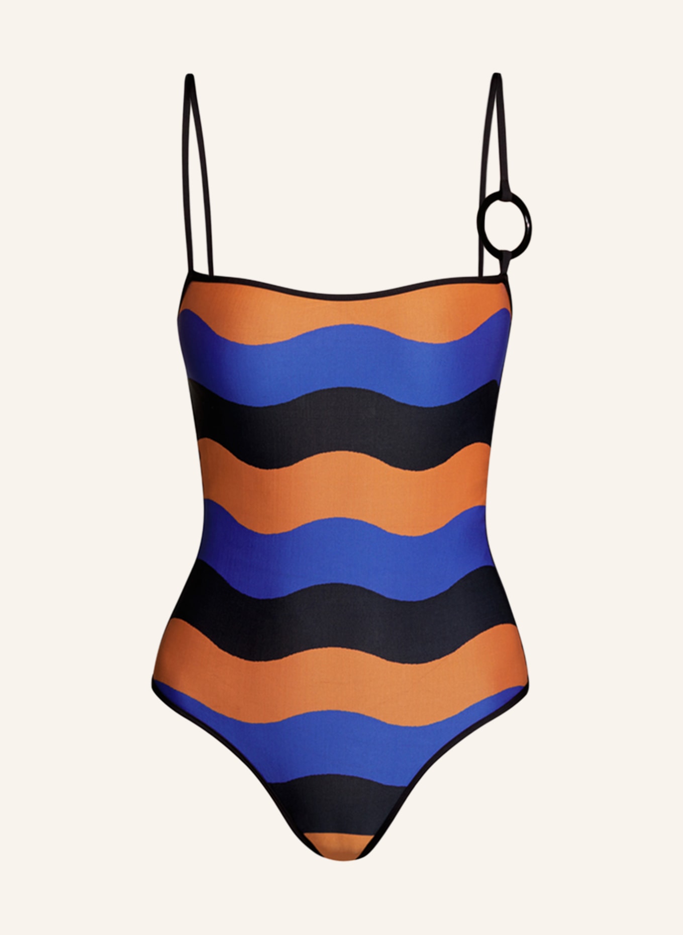 ANDRES SARDA Swimsuit DENIS, Color: COGNAC/ BLUE/ BLACK (Image 1)