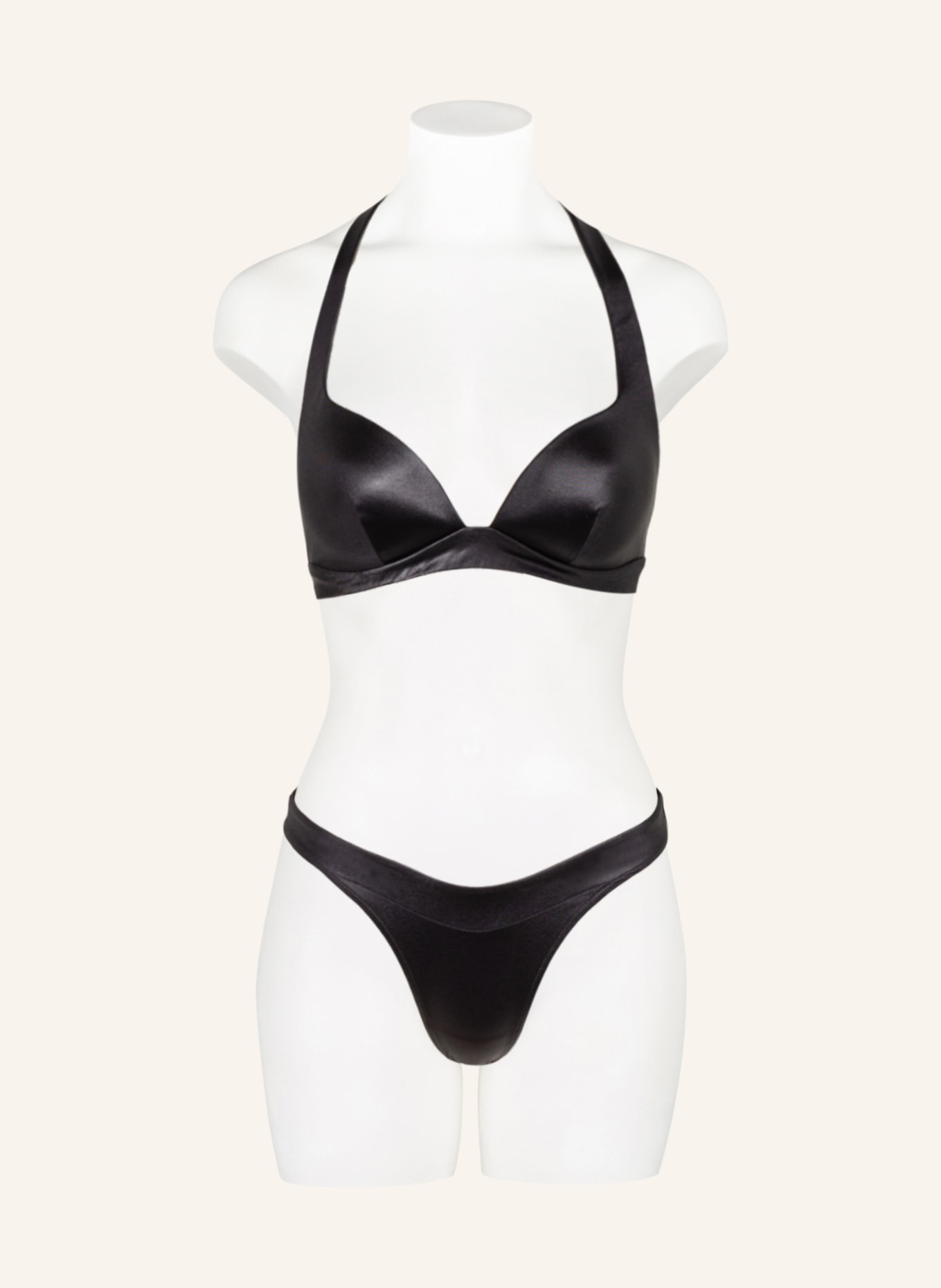 ANDRES SARDA Triangle bikini top BARDI , Color: BLACK (Image 2)