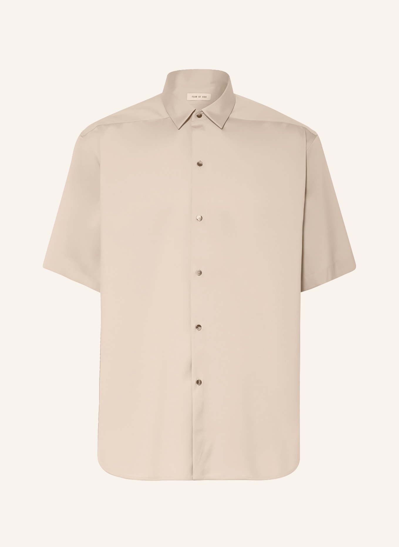FEAR OF GOD Short sleeve shirt comfort fit, Color: BEIGE (Image 1)