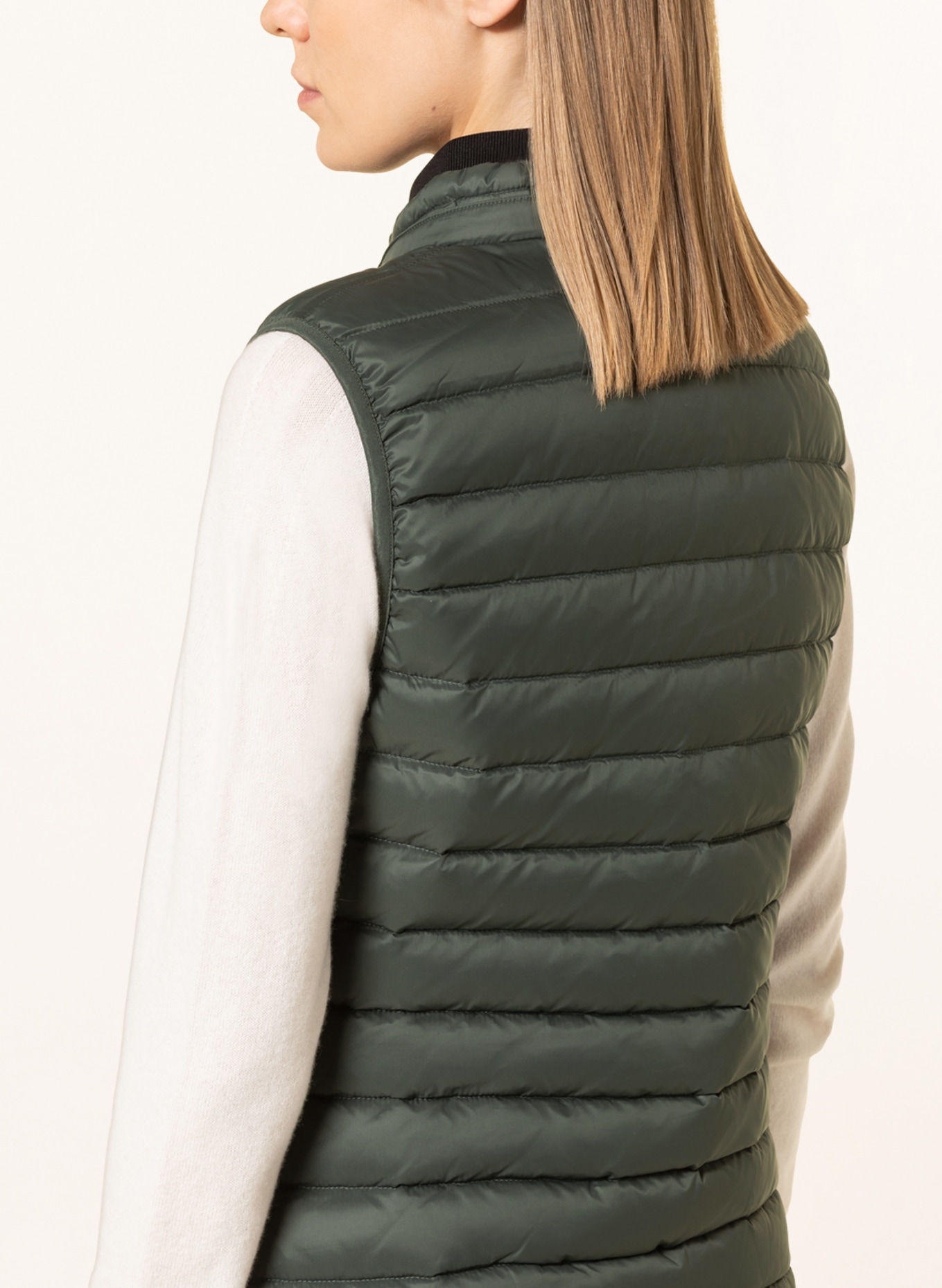 MOOSE KNUCKLES Down vest AIR DOWN with removable hood, Color: GREEN (Image 6)