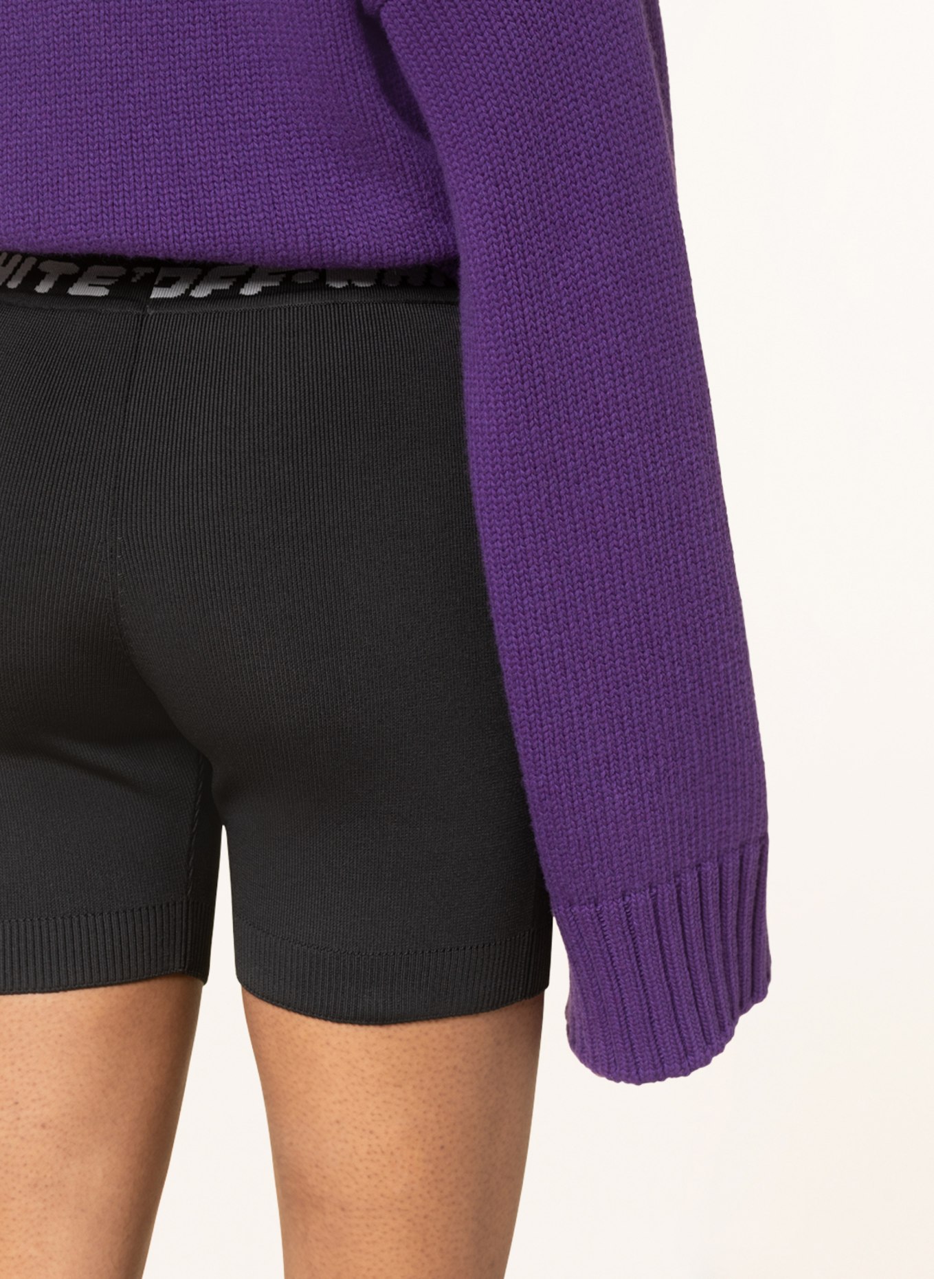 Off-White Cycling shorts, Color: BLACK/ GRAY (Image 5)