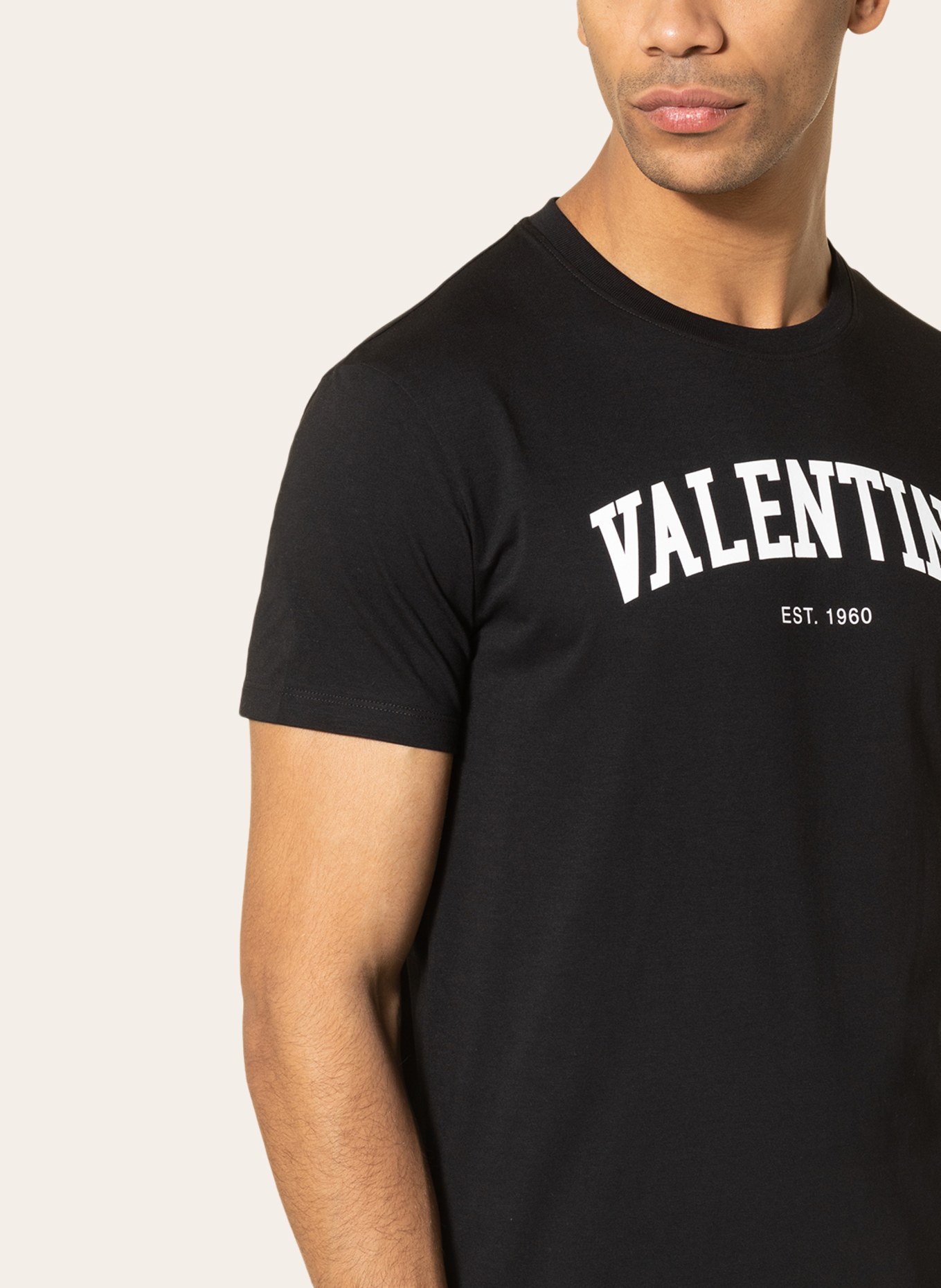 VALENTINO T-Shirt, Farbe: SCHWARZ/ WEISS (Bild 4)