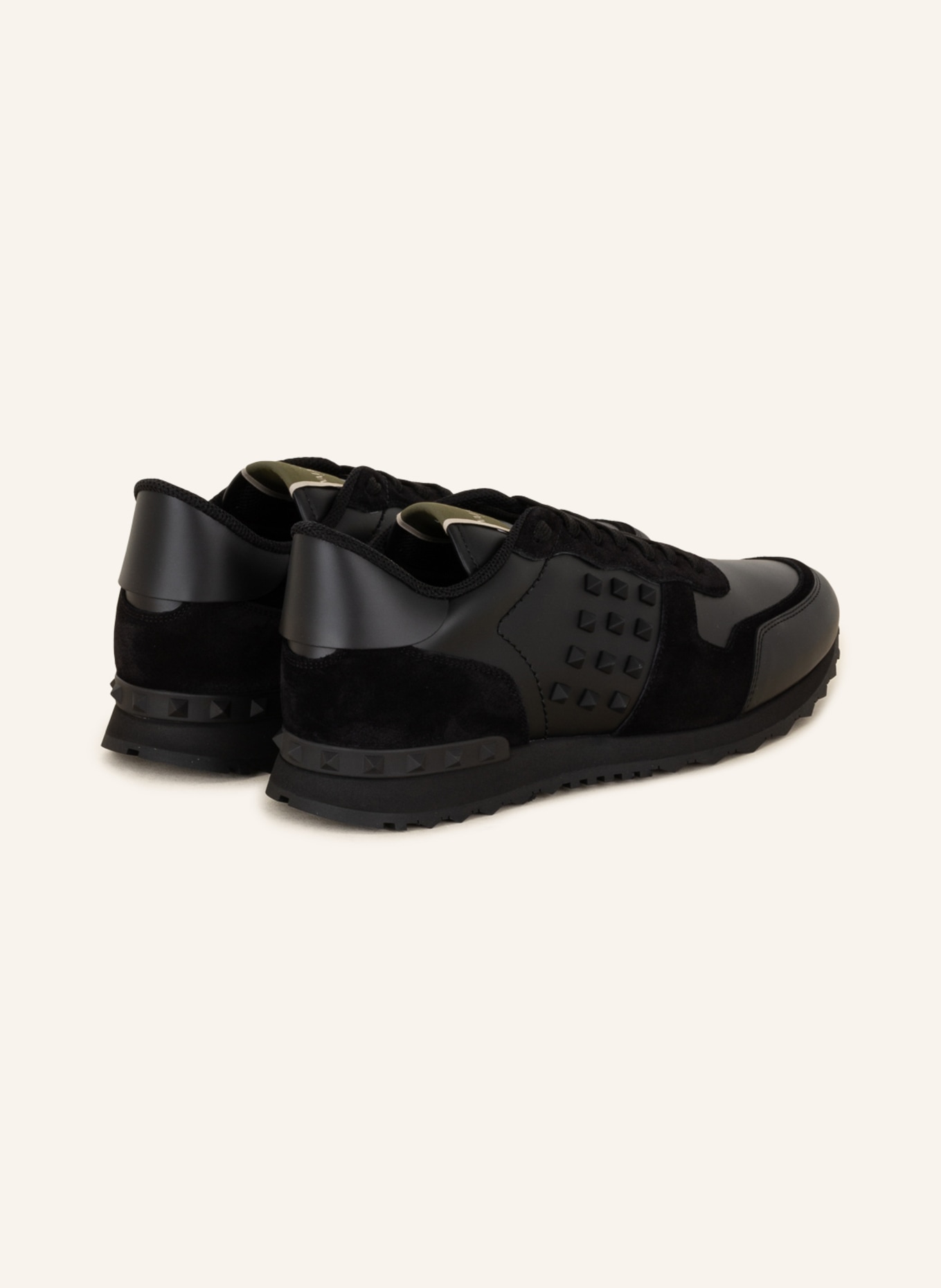 VALENTINO GARAVANI Sneakers ROCKSTUD with rivets, Color: BLACK (Image 2)