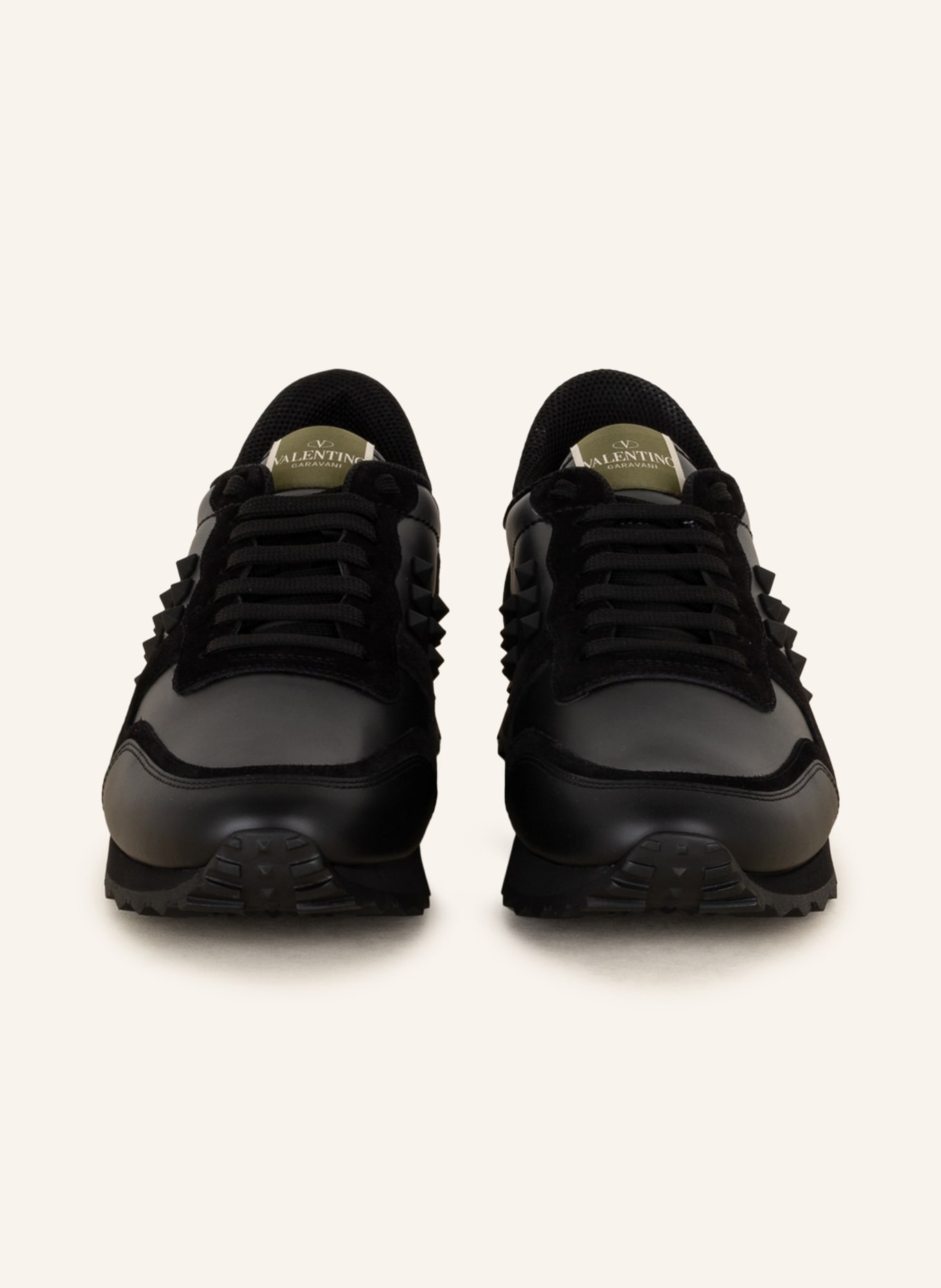 VALENTINO GARAVANI Sneakers ROCKSTUD with rivets, Color: BLACK (Image 3)