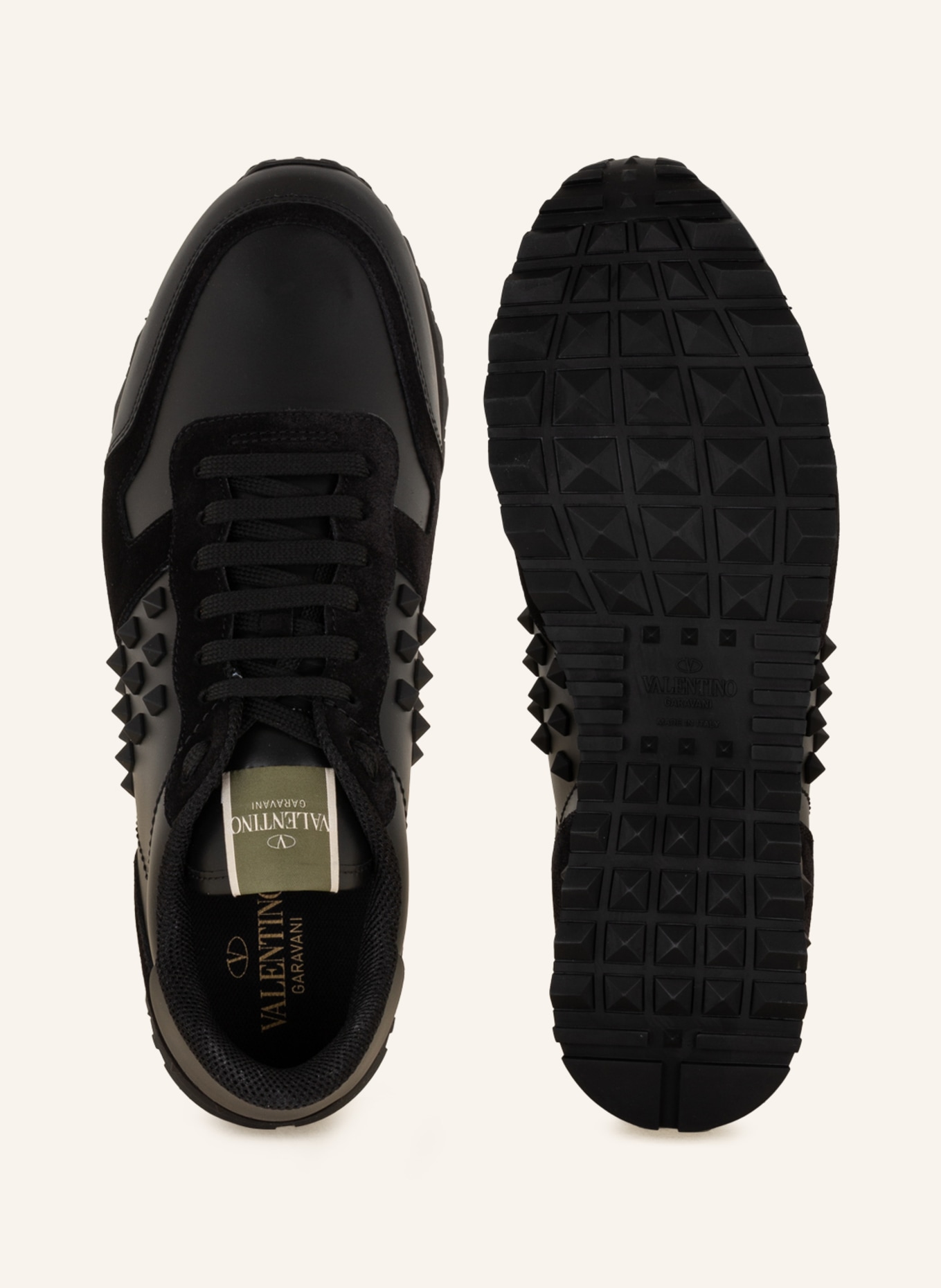 VALENTINO GARAVANI Sneakers ROCKSTUD with rivets, Color: BLACK (Image 5)