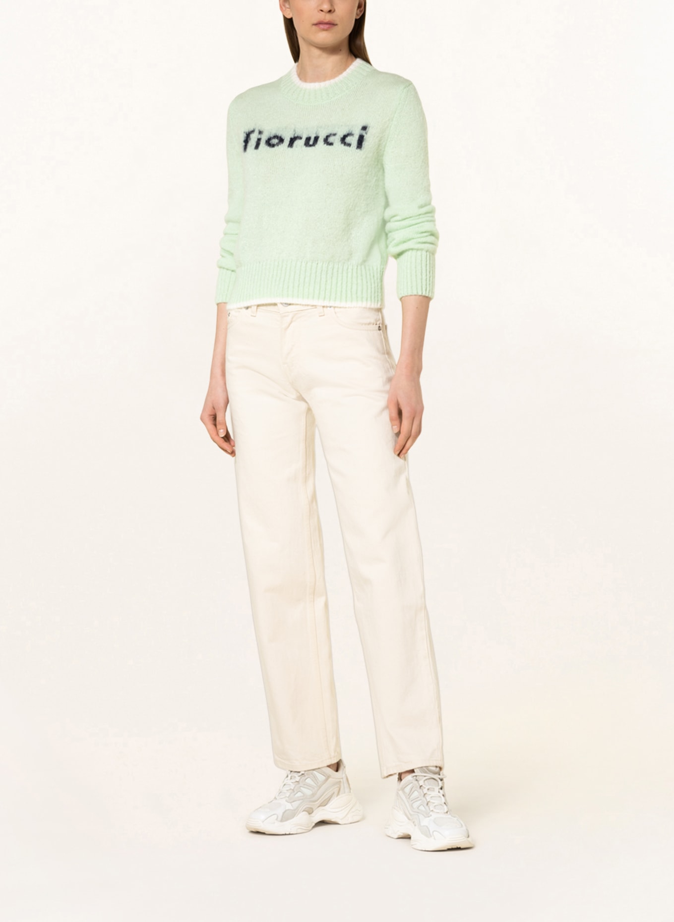 FIORUCCI Sweater with mohair, Color: LIGHT GREEN (Image 2)