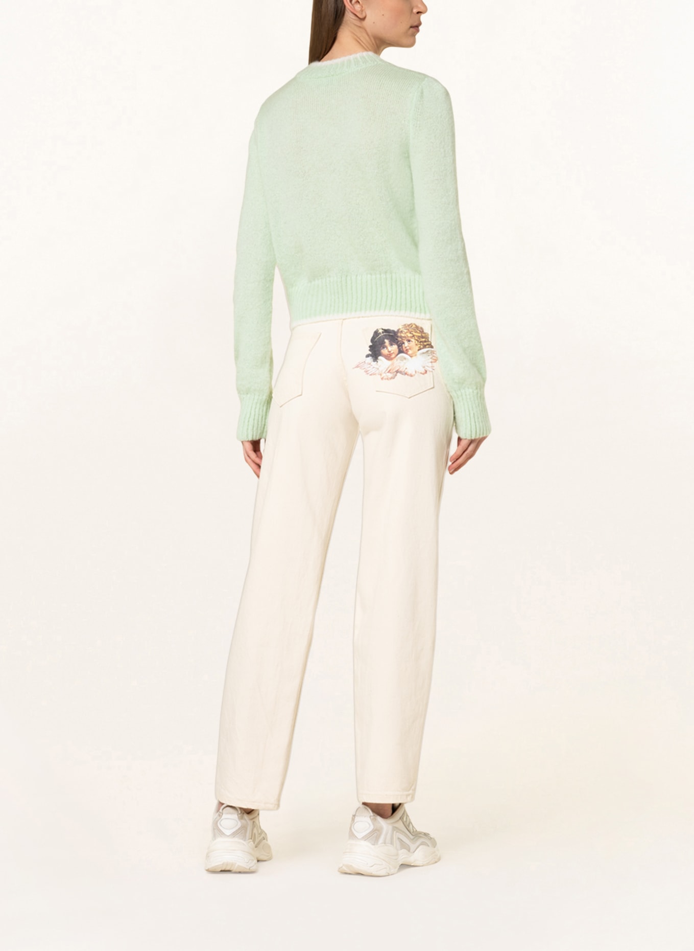 FIORUCCI Sweater with mohair, Color: LIGHT GREEN (Image 3)