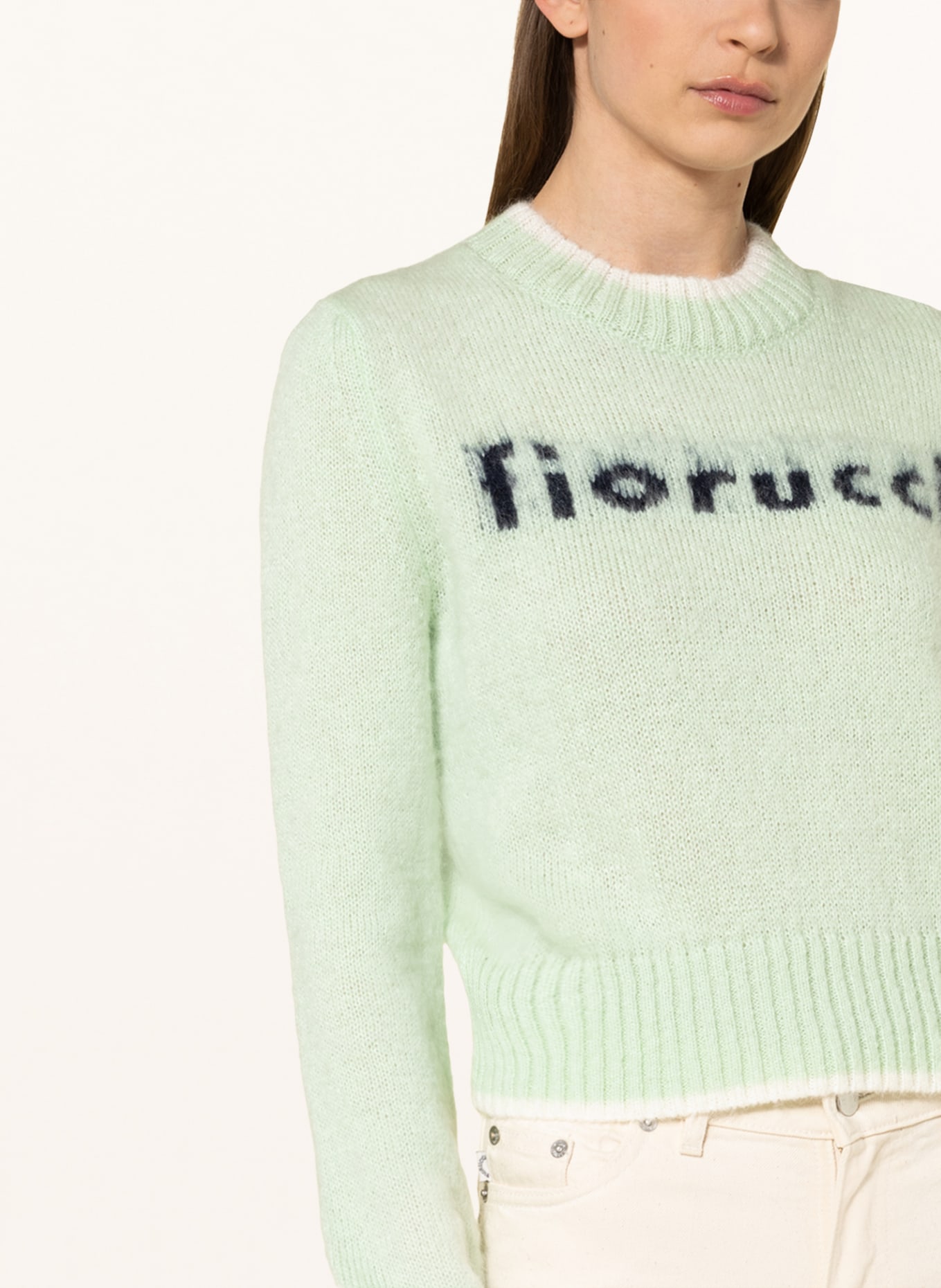 FIORUCCI Sweater with mohair, Color: LIGHT GREEN (Image 4)