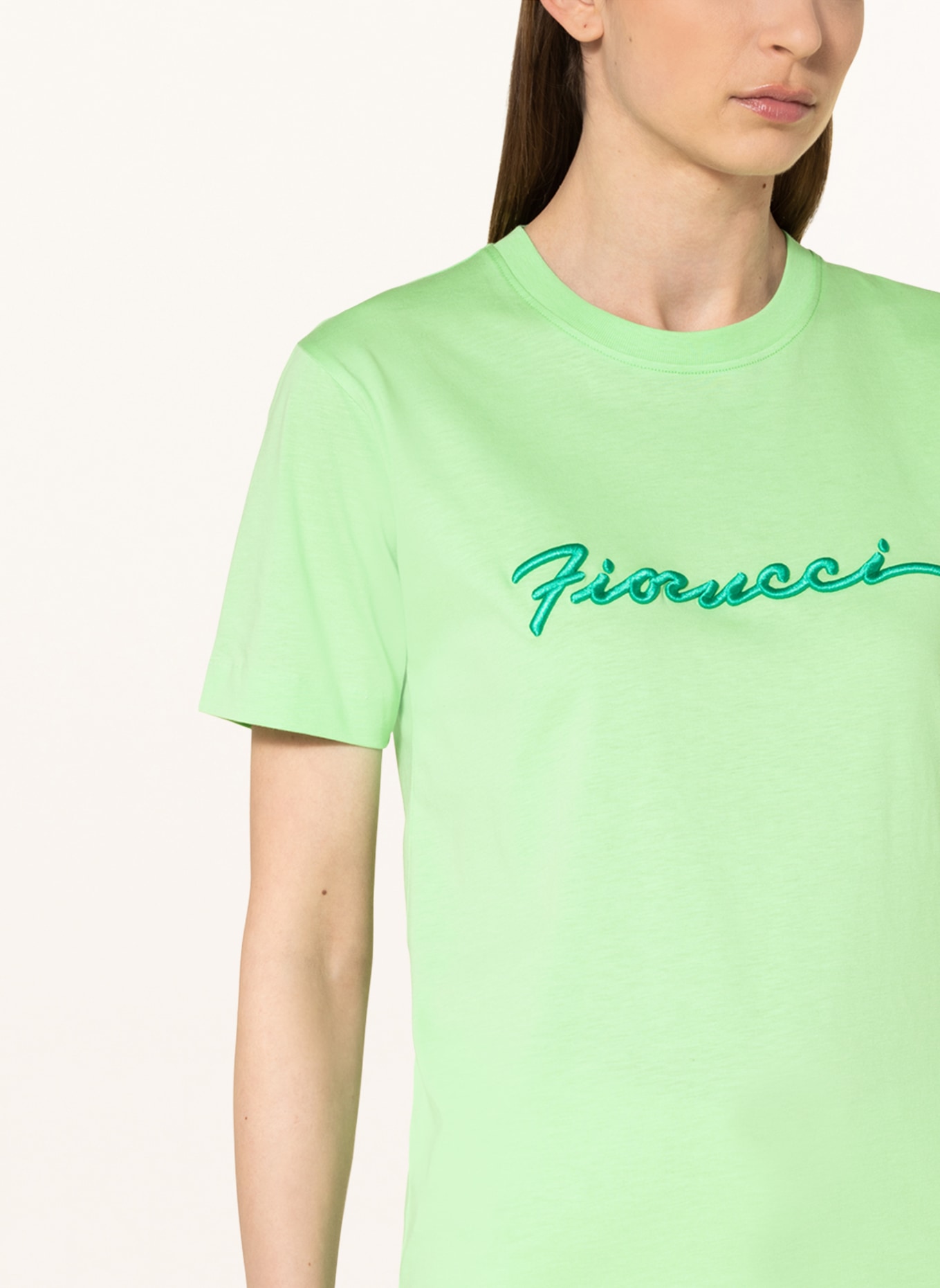 FIORUCCI T-shirt, Color: LIGHT GREEN (Image 4)