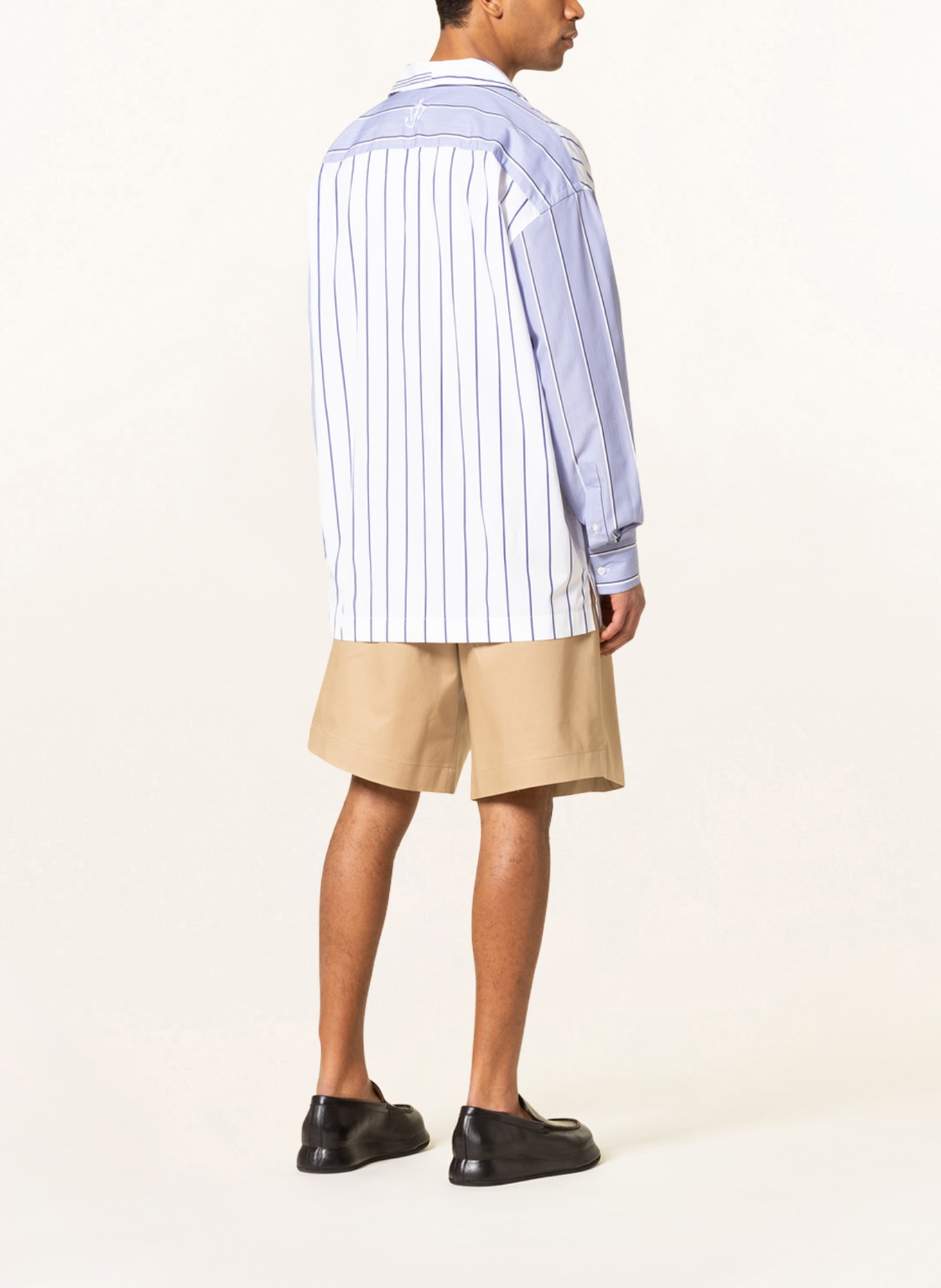 JW ANDERSON Shirt relaxed fit, Color: WHITE/ BLUE/ LIGHT BLUE (Image 3)