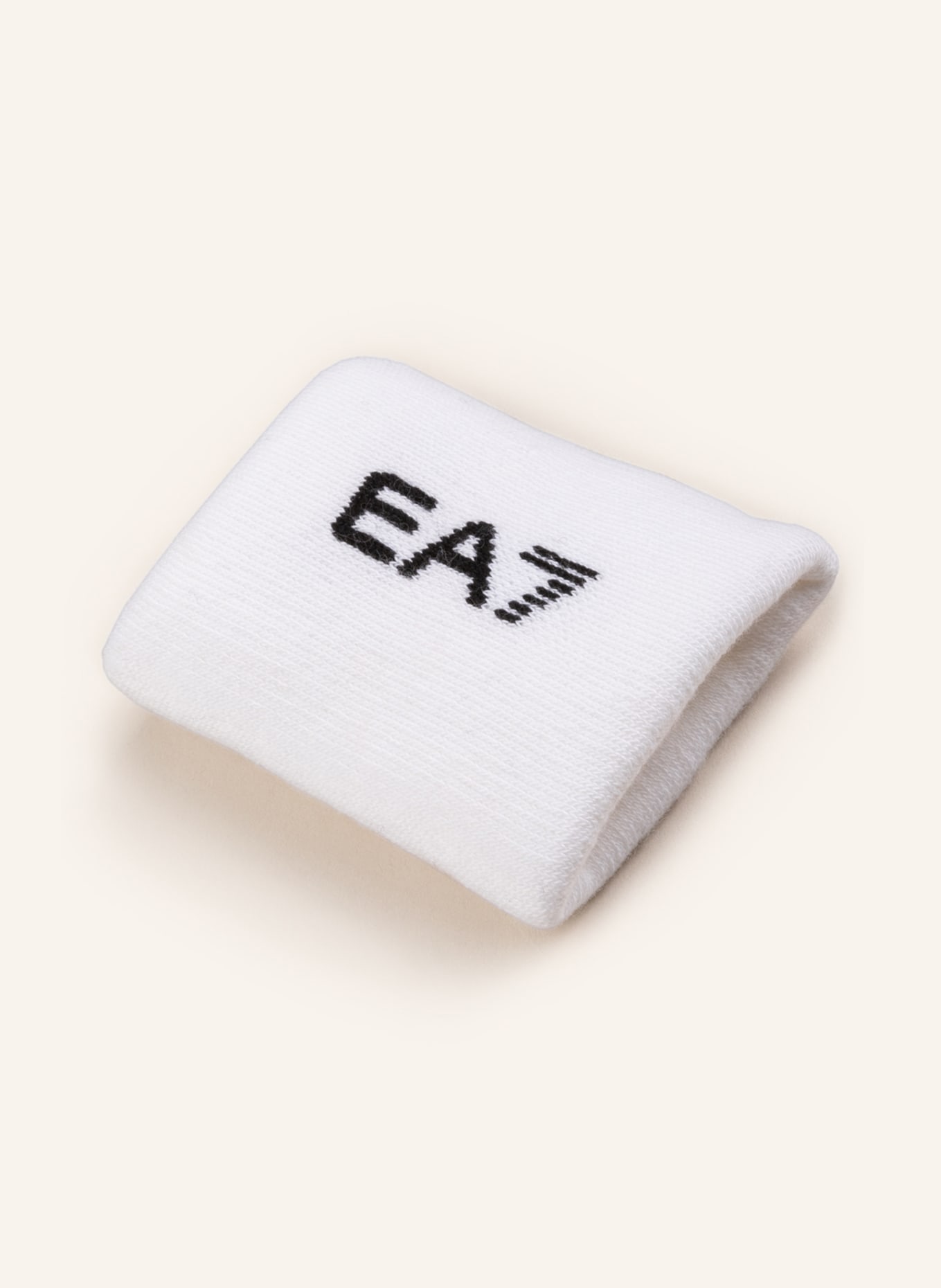 EA7 EMPORIO ARMANI Schweißbänder, Farbe: CREME/ SCHWARZ (Bild 2)