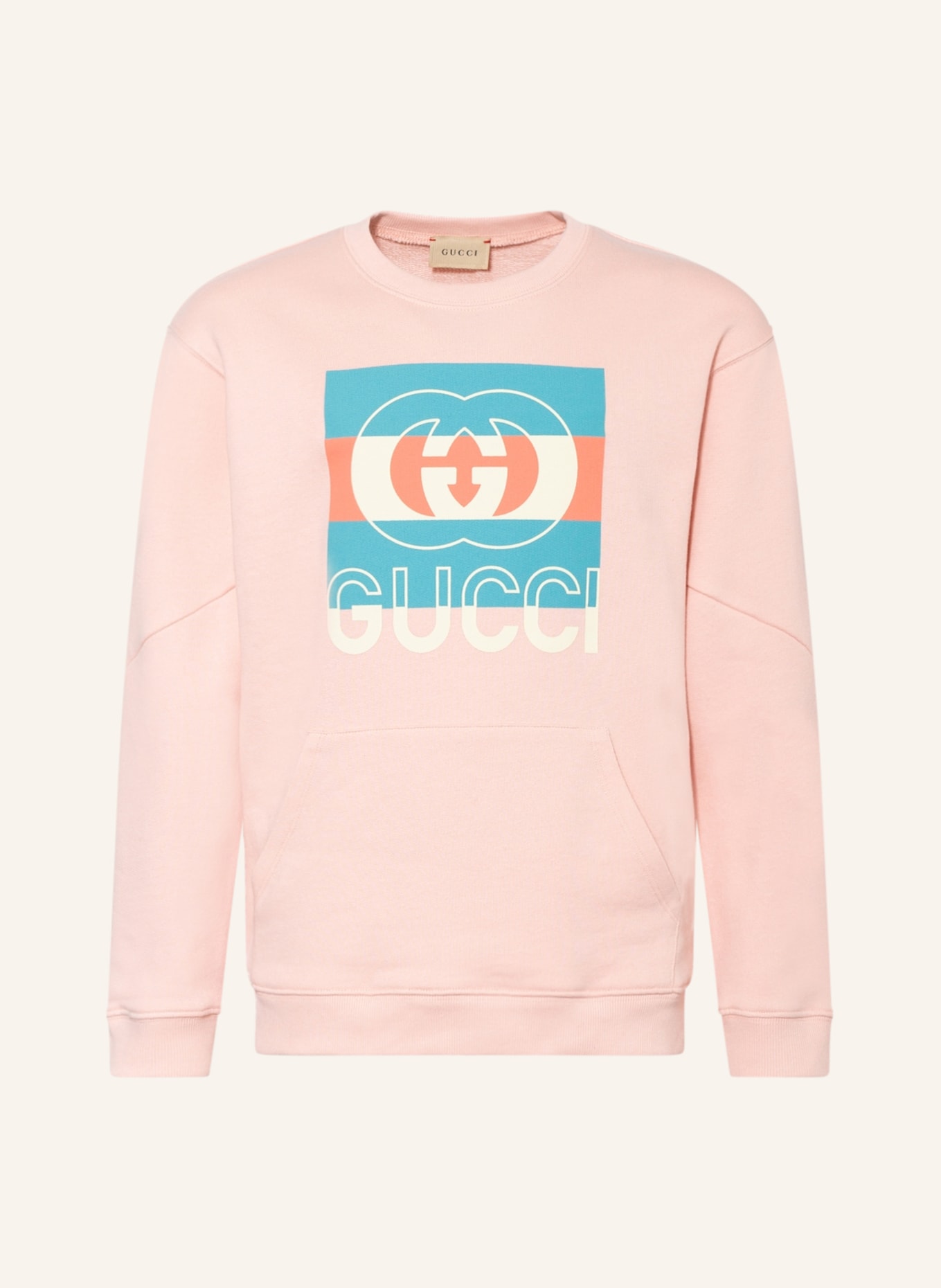 GUCCI Sweatshirt, Farbe: ROSA/ PETROL/ ECRU (Bild 1)