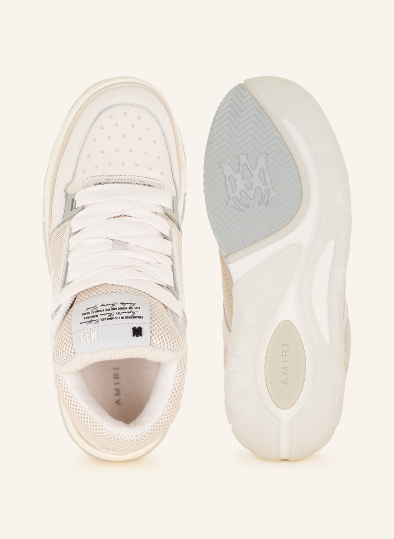 AMIRI High-top sneakers MA-1, Color: WHITE/ ECRU/ LIGHT GRAY (Image 5)