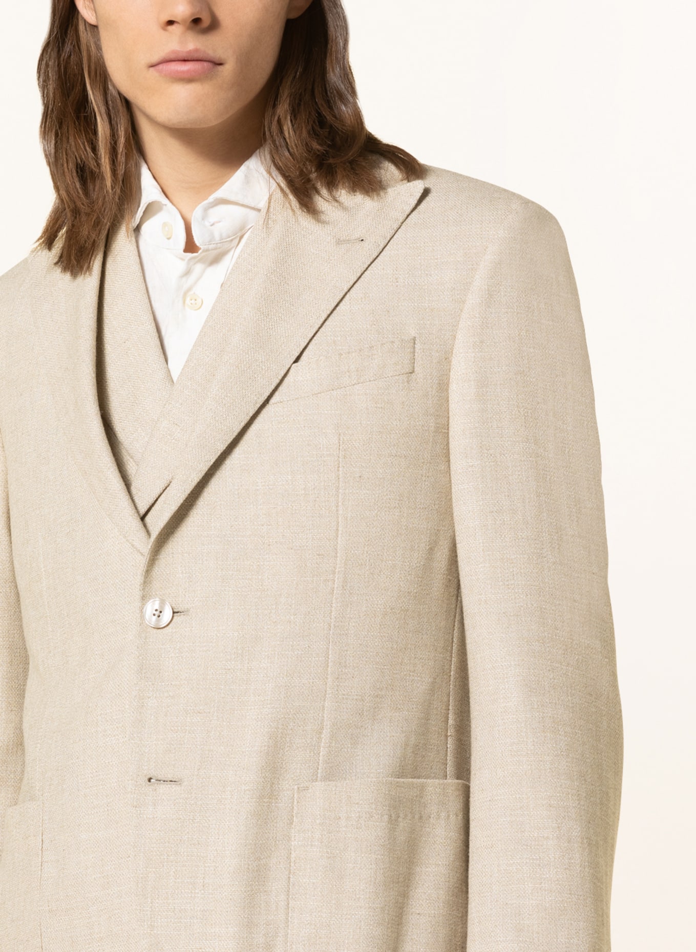 BALDESSARINI Suit jacket Slim Fit, Color: LIGHT BROWN (Image 6)