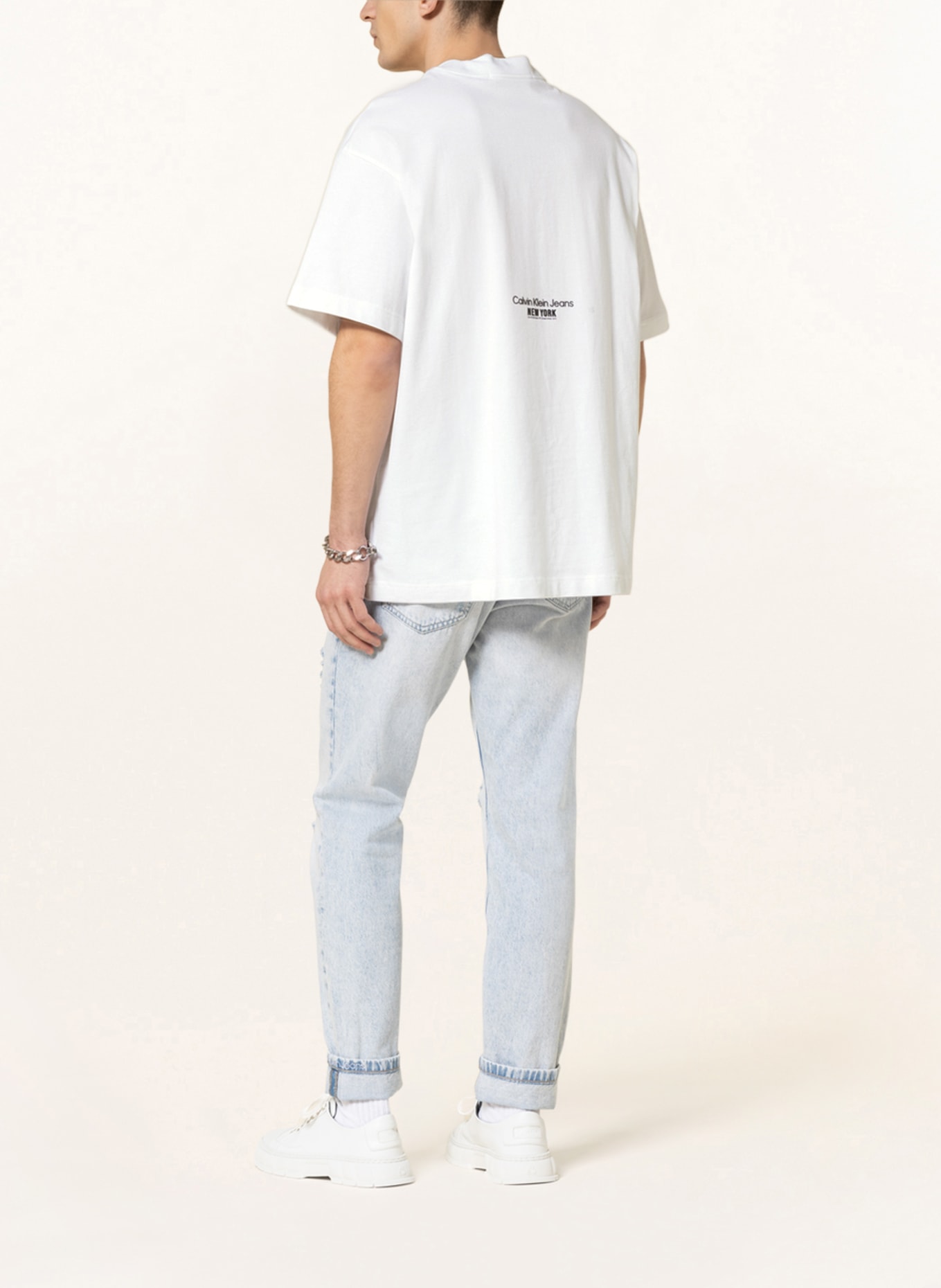 Klein Jeans Calvin ecru T-Shirt in