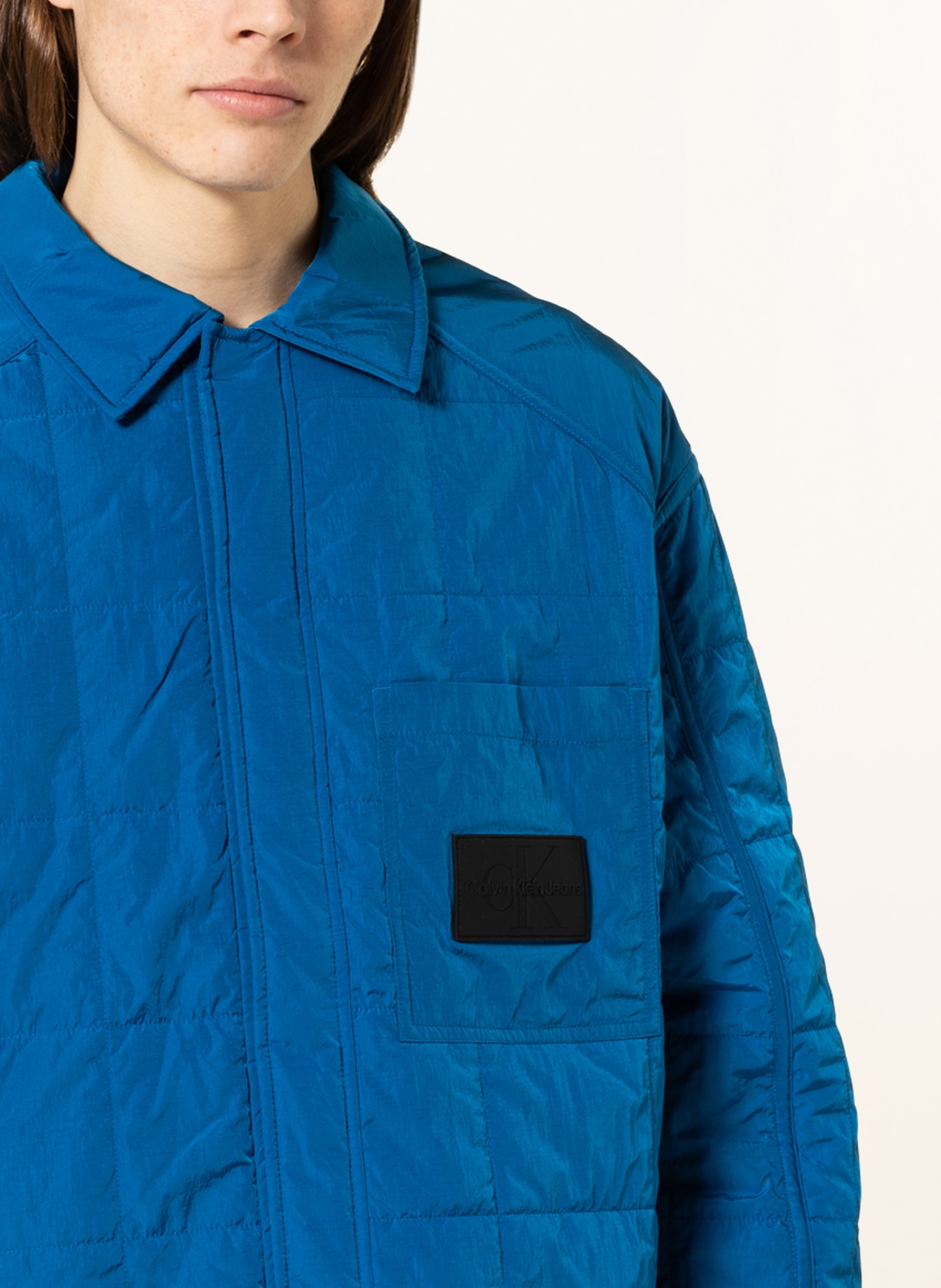 Calvin Klein Jeans Quilted jacket, Color: BLUE (Image 4)