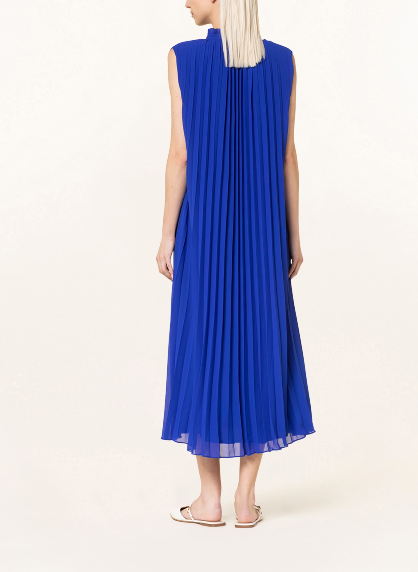 MRS & HUGS Pleated dress, Color: BLUE (Image 3)