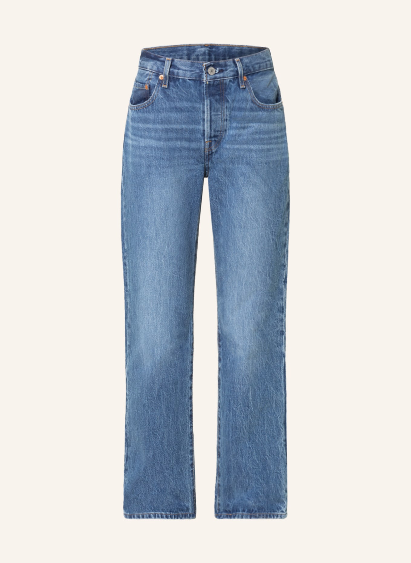 Levi's® Straight Jeans 501 90S, Farbe: 12 Med Indigo - Worn In(Bild null)