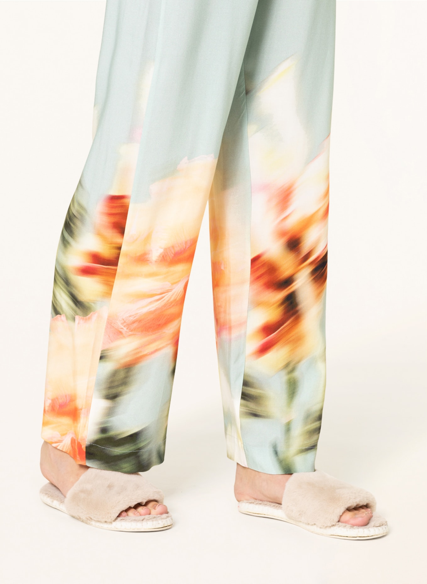 LENNY NIEMEYER Wide leg trousers, Color: MINT/ ORANGE/ GREEN (Image 5)
