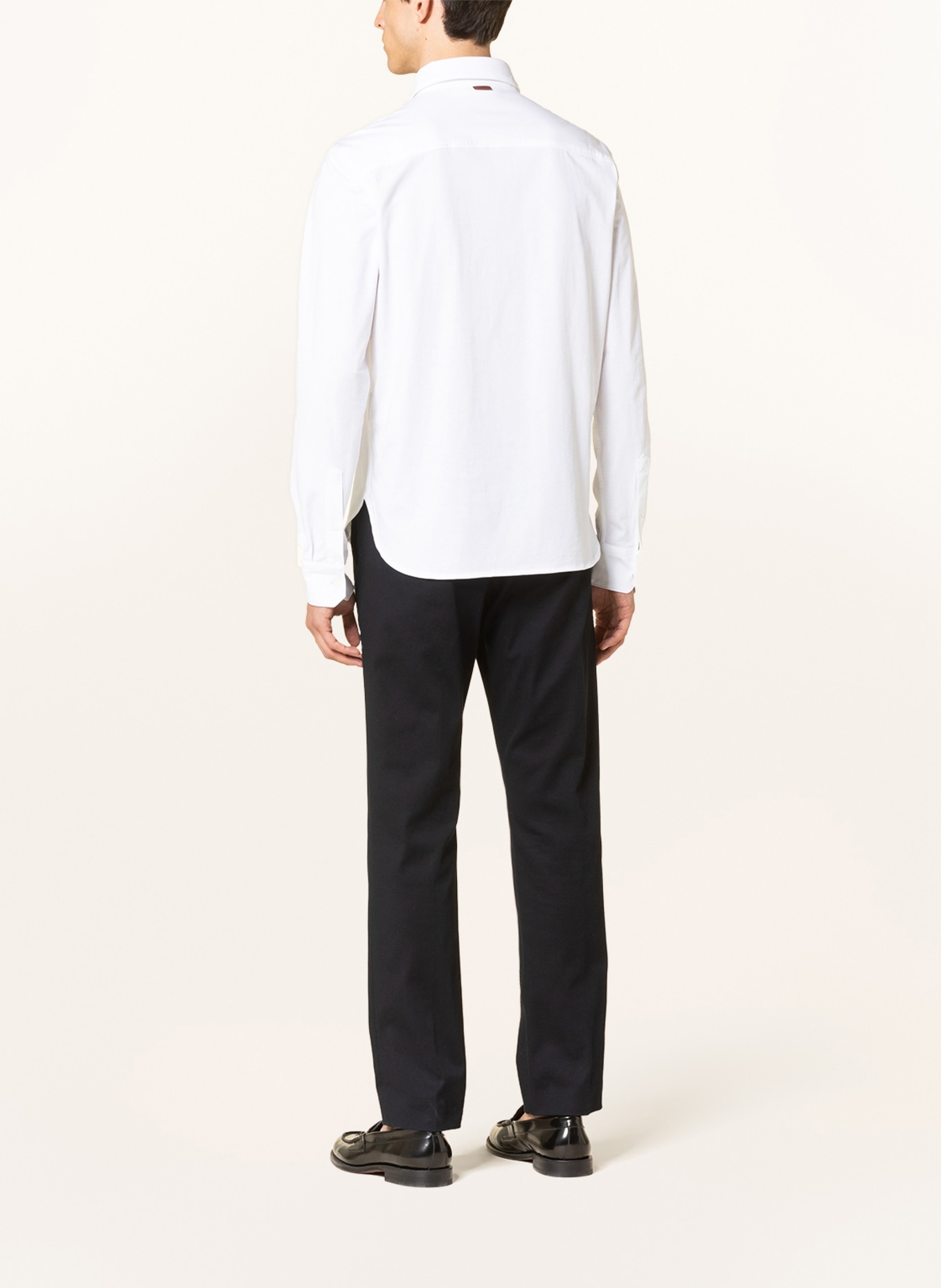 ZEGNA Jerseyhemd Slim Fit, Farbe: WEISS (Bild 3)