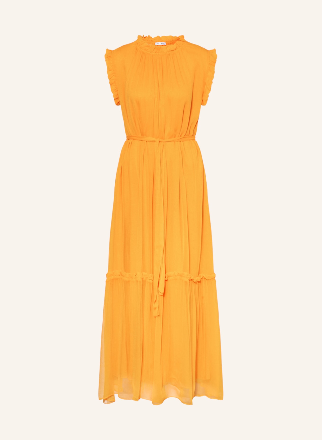 MRS & HUGS Dress with ruffles, Color: ORANGE (Image 1)
