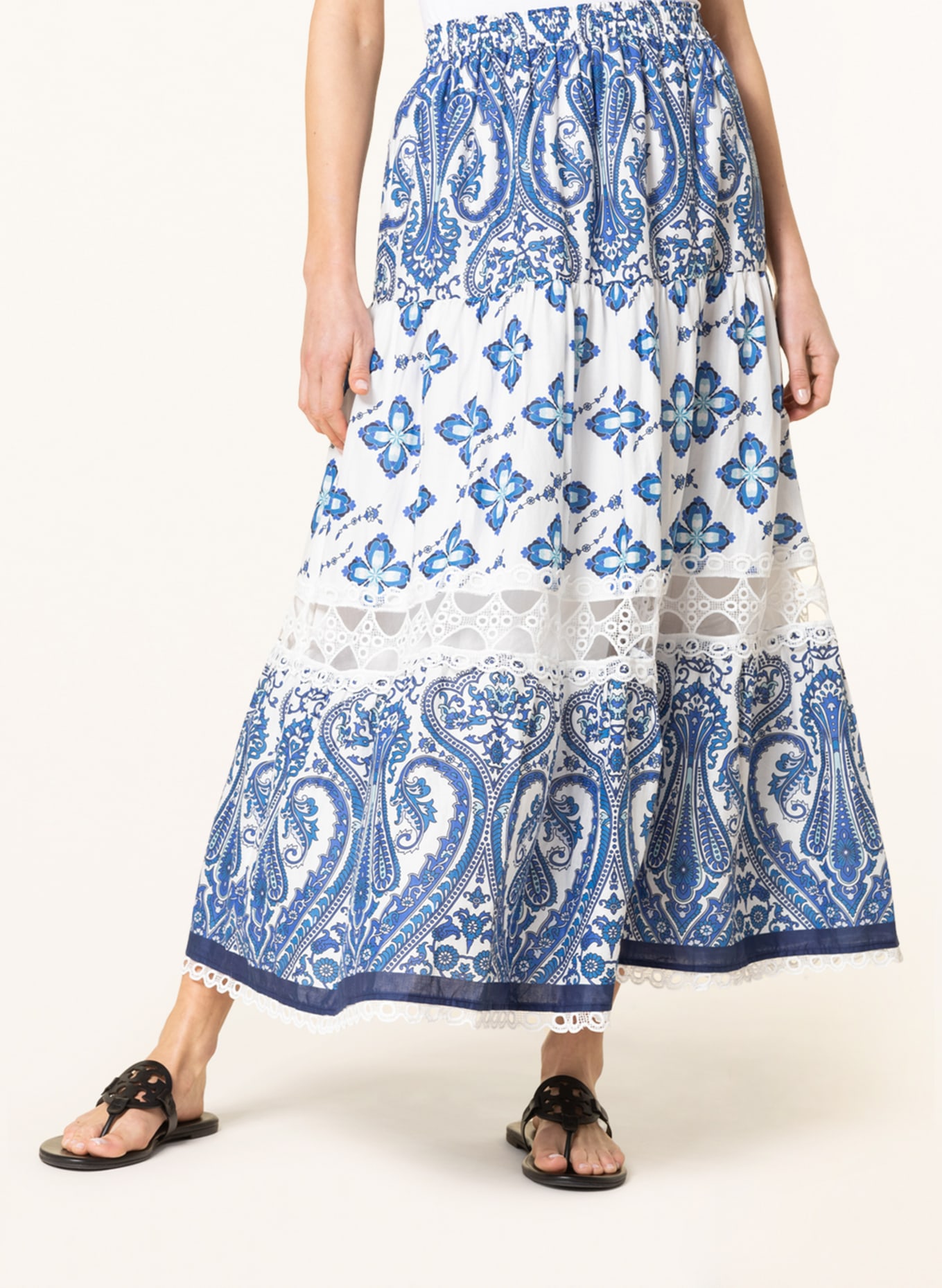 MRS & HUGS Skirt, Color: WHITE/ BLUE (Image 4)