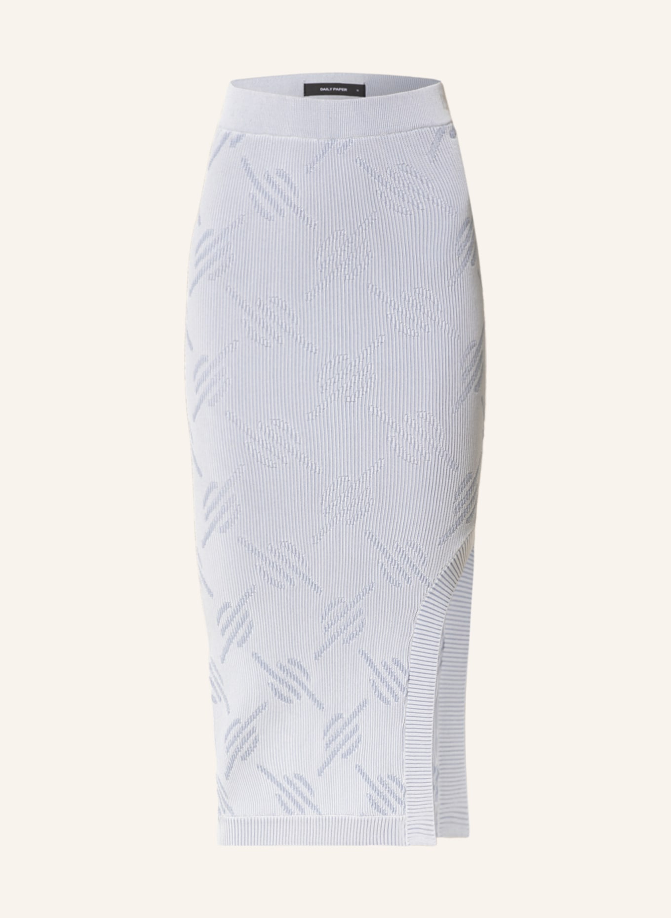 DAILY PAPER Knit skirt PABILA, Color: LIGHT BLUE/ WHITE (Image 1)