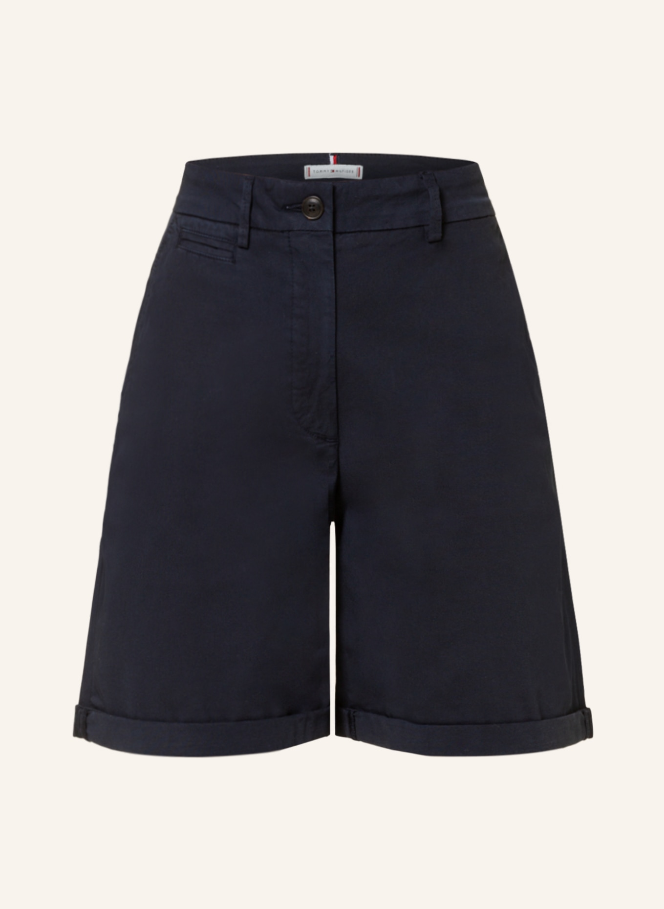 TOMMY HILFIGER Chinoshorts: DUNKELBLAU