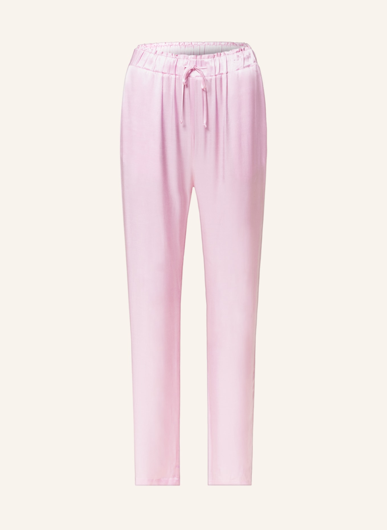 MRS & HUGS Satin trousers, Color: PINK (Image 1)